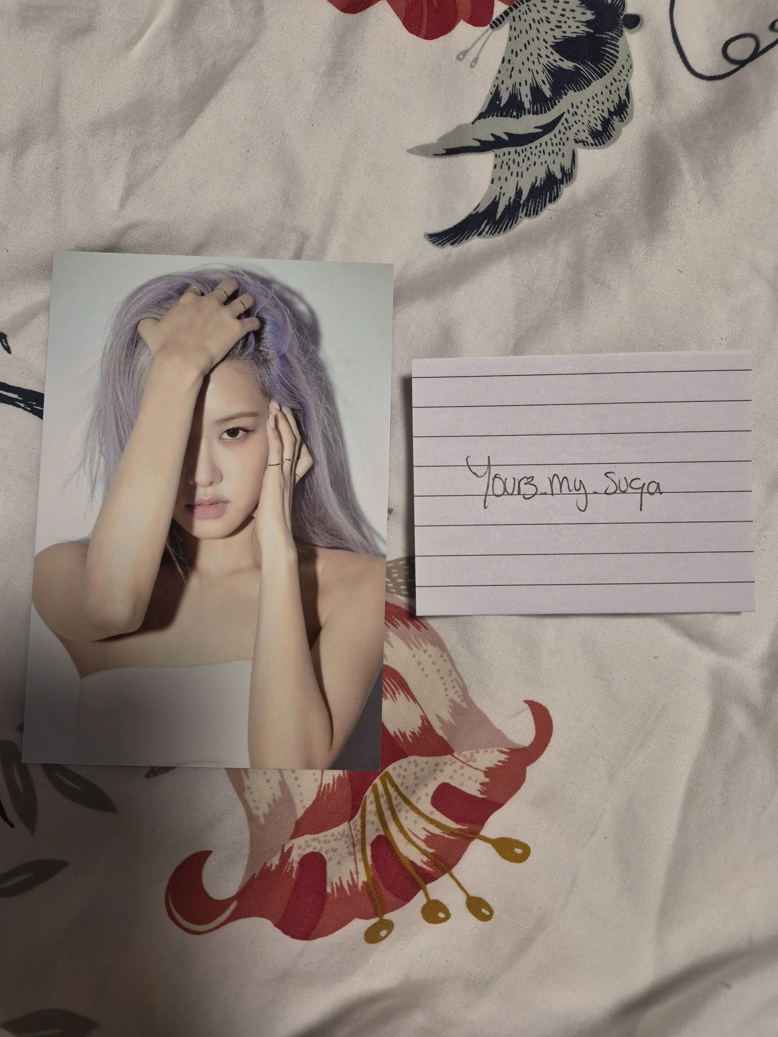 BLACKPINK Rosé BLACKPINK - Rosé - THE ALBUM Album album inclusion postcard listing photo 1