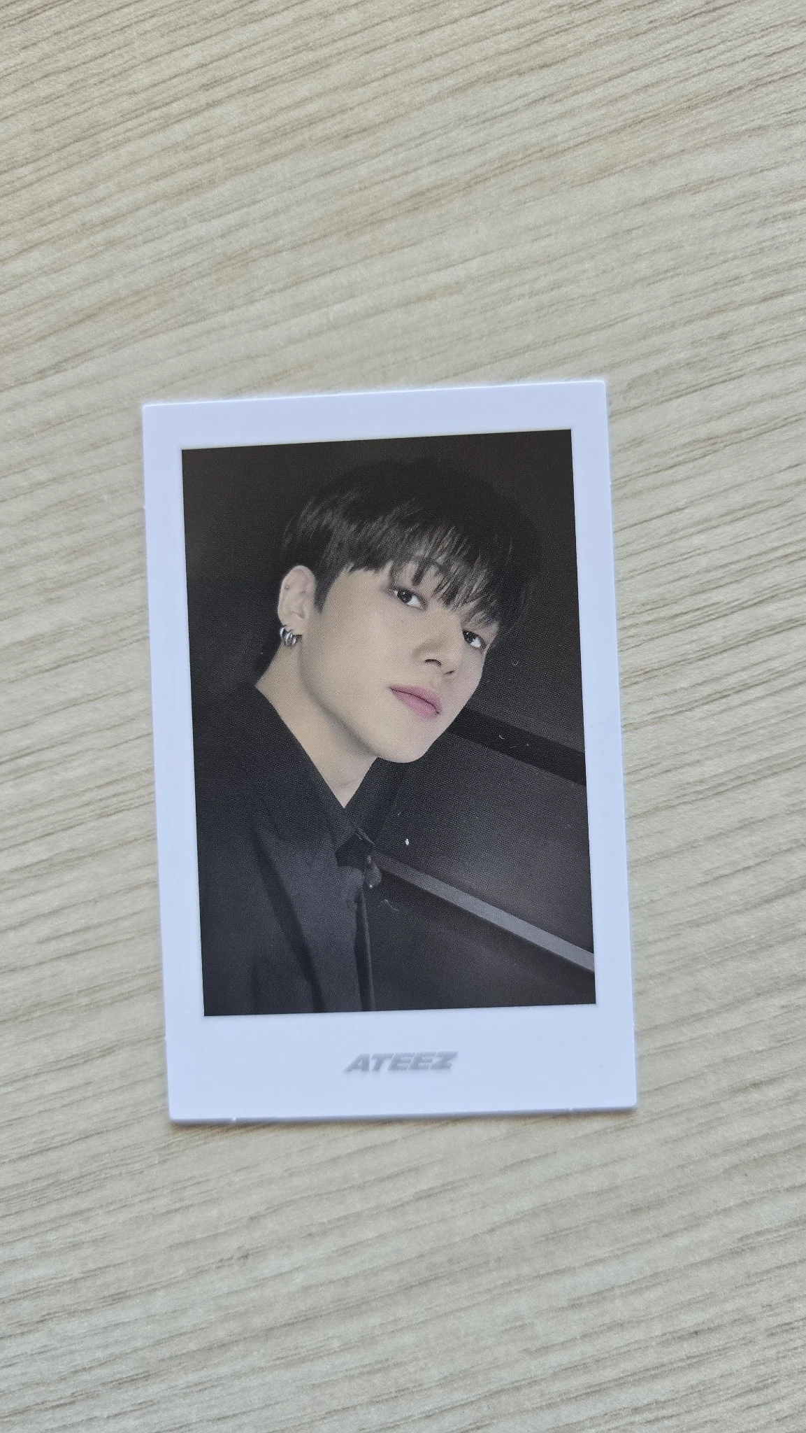 ATEEZ Wooyoung ATEEZ - Wooyoung - Golden Hour : Part.3 Album poca album polaroid listing photo 1