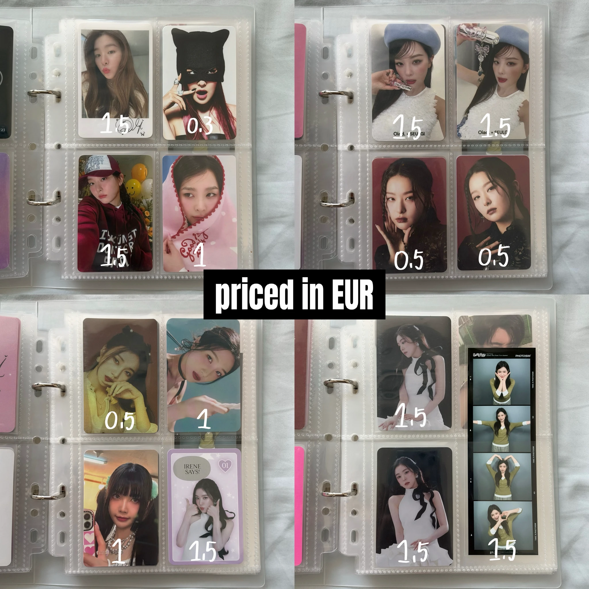 Red Velvet Irene Red Velvet - Irene - I-WILL Event merch photocard concept photocard trading card listing photo 1