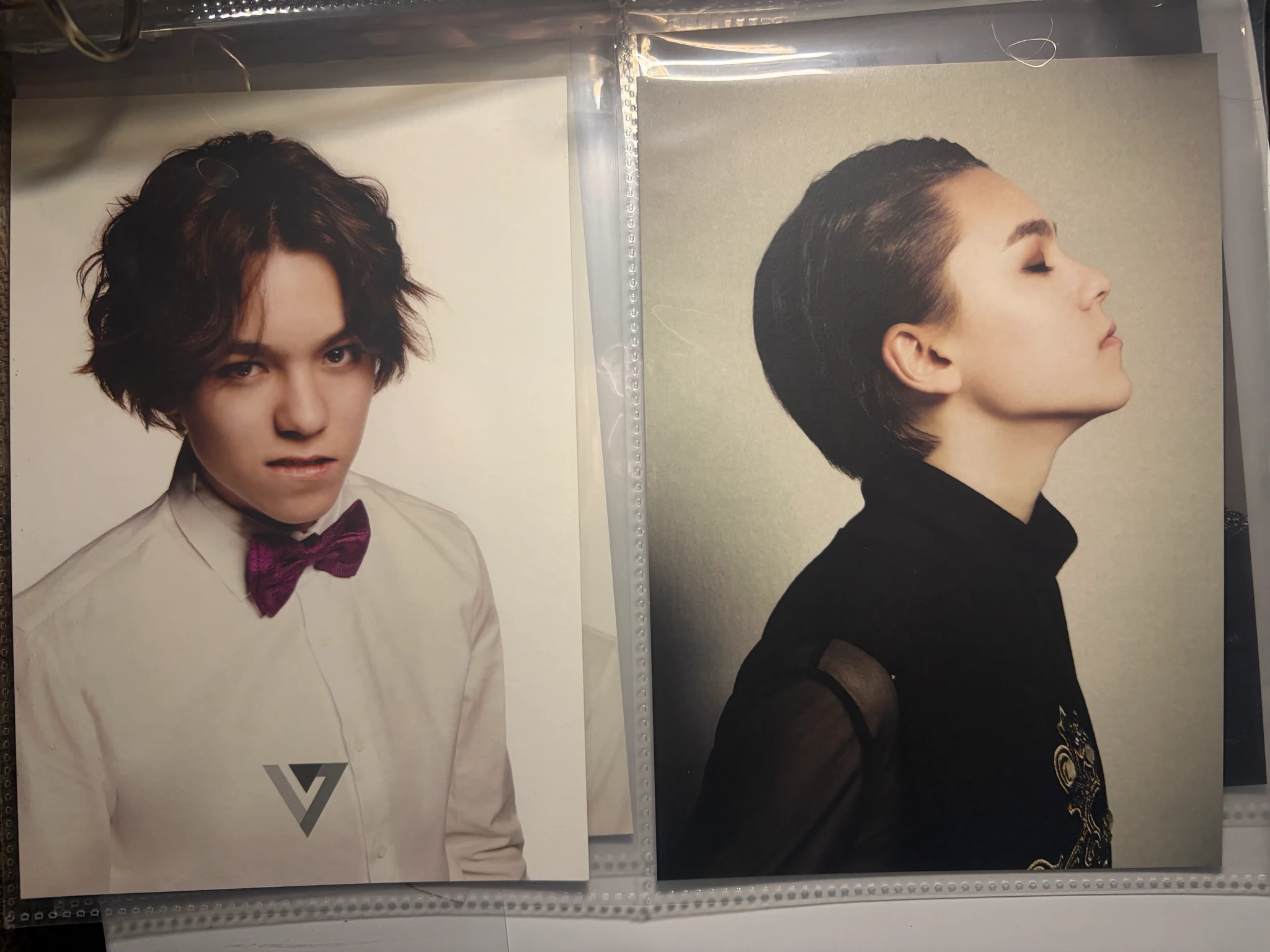 SEVENTEEN Vernon SEVENTEEN - Vernon - 17 CARAT Album white version non-standard size album photocard listing photo 1