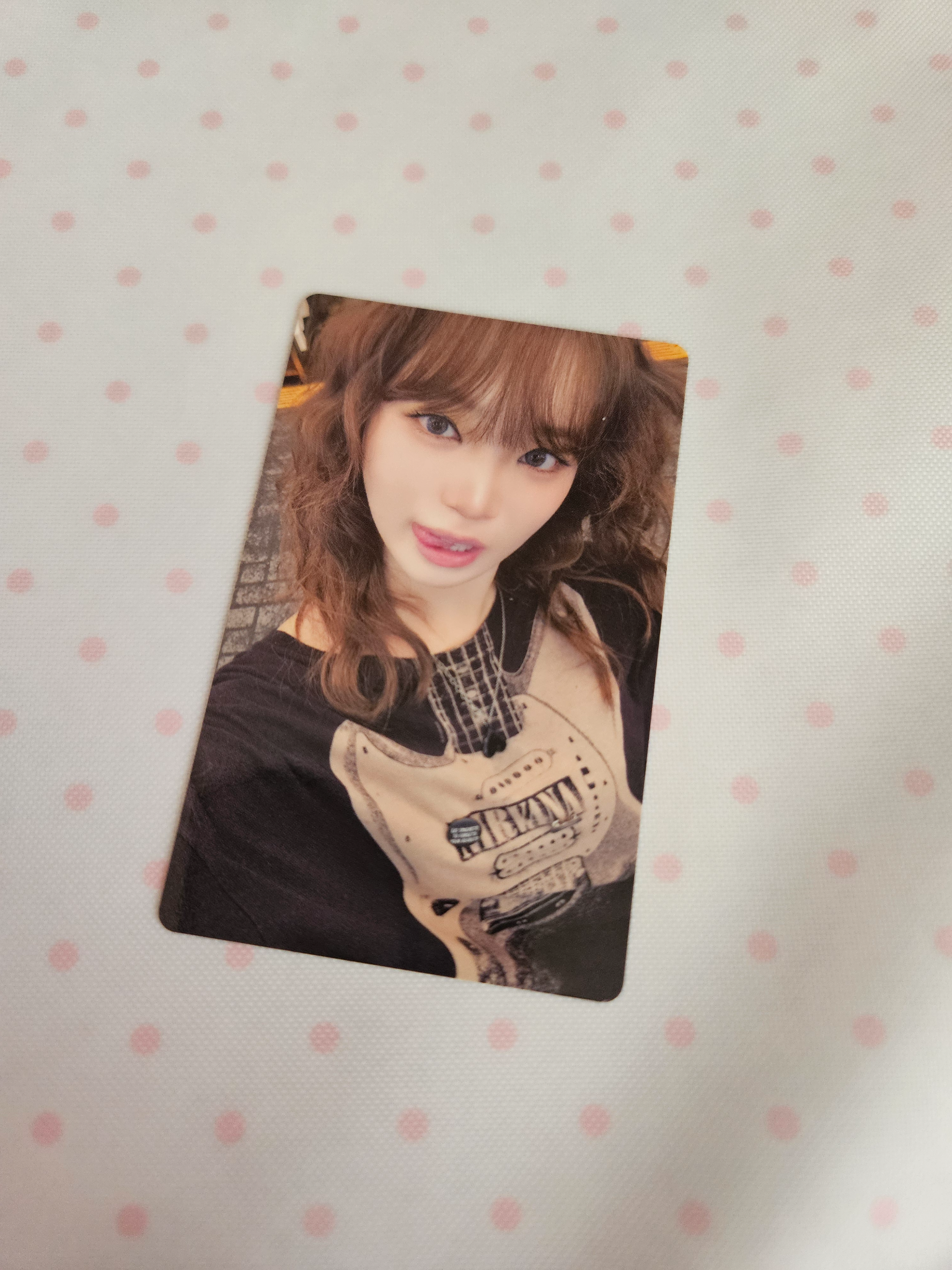 LE SSERAFIM Kim Chaewon LE SSERAFIM - Kim Chaewon - SPAGHETTI Album weverse shop global (wvg) pre-order benefit (pob) compact version listing photo 1