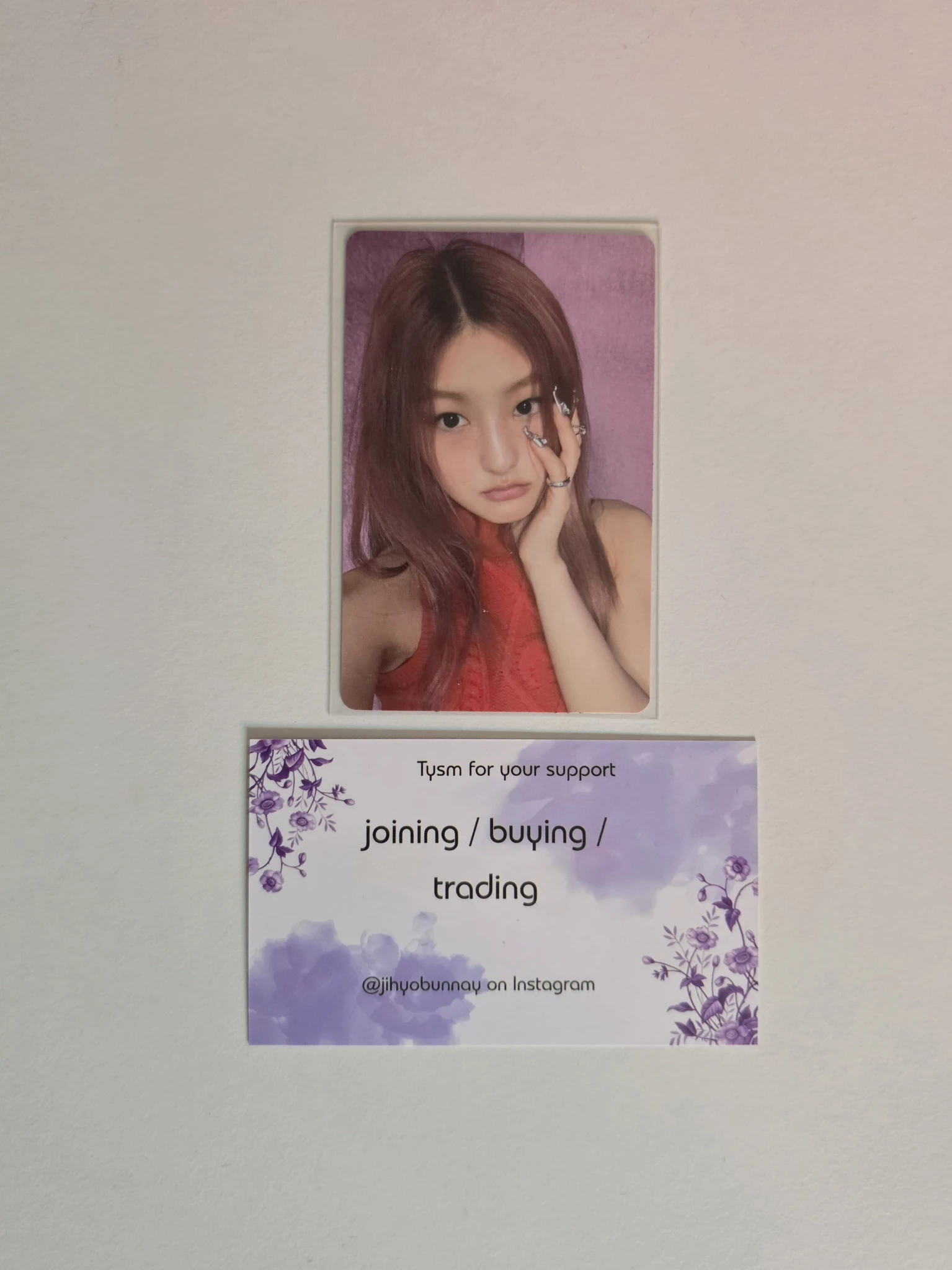 KISS OF LIFE Haneul KISS OF LIFE - Haneul - Born to be XX Album album photocard poca album listing photo 1