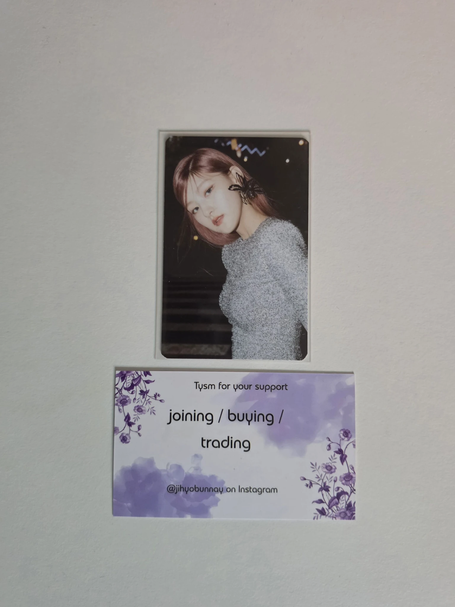 KISS OF LIFE Haneul KISS OF LIFE - Haneul - Born to be XX Album album photocard qr card concept photocard poca album listing photo 1
