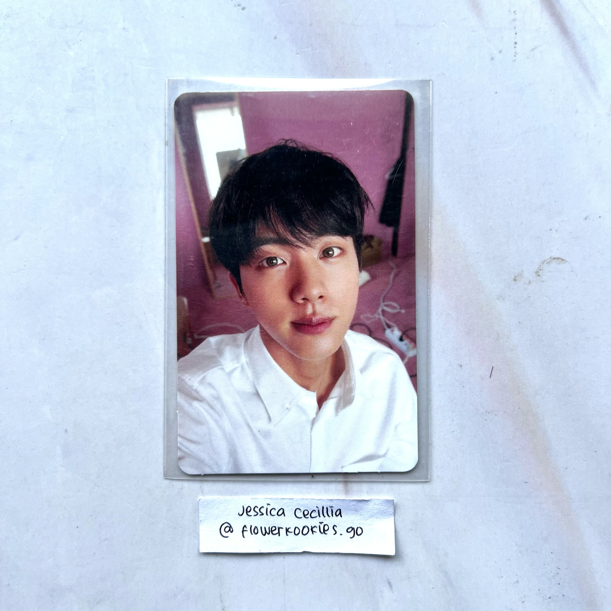 BTS Jin BTS - Jin - Love Yourself: Her Album taiwan press L ver. postcard listing photo 1