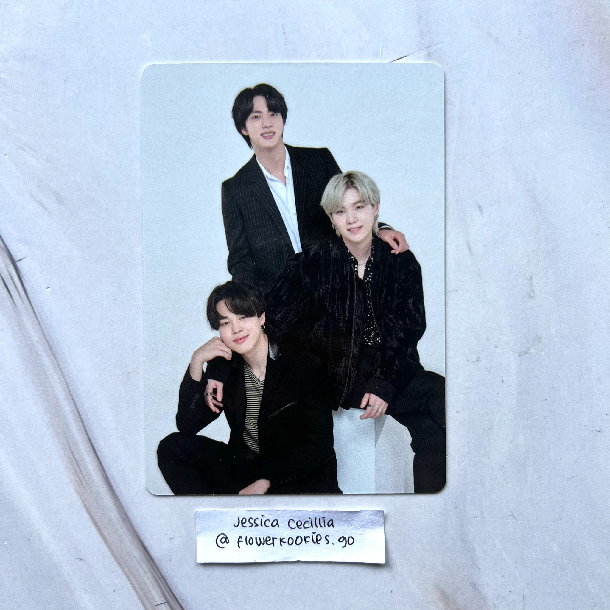 BTS BTS - SUGA & Jin & Jimin - Permission To Dance On Stage Tour Event mini photocard listing photo 1