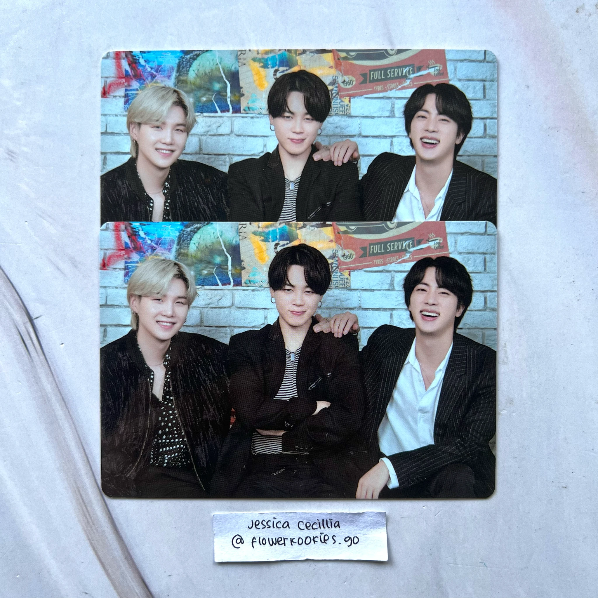 BTS BTS - SUGA & Jin & Jimin - Permission To Dance On Stage Tour Event mini photocard listing photo 1