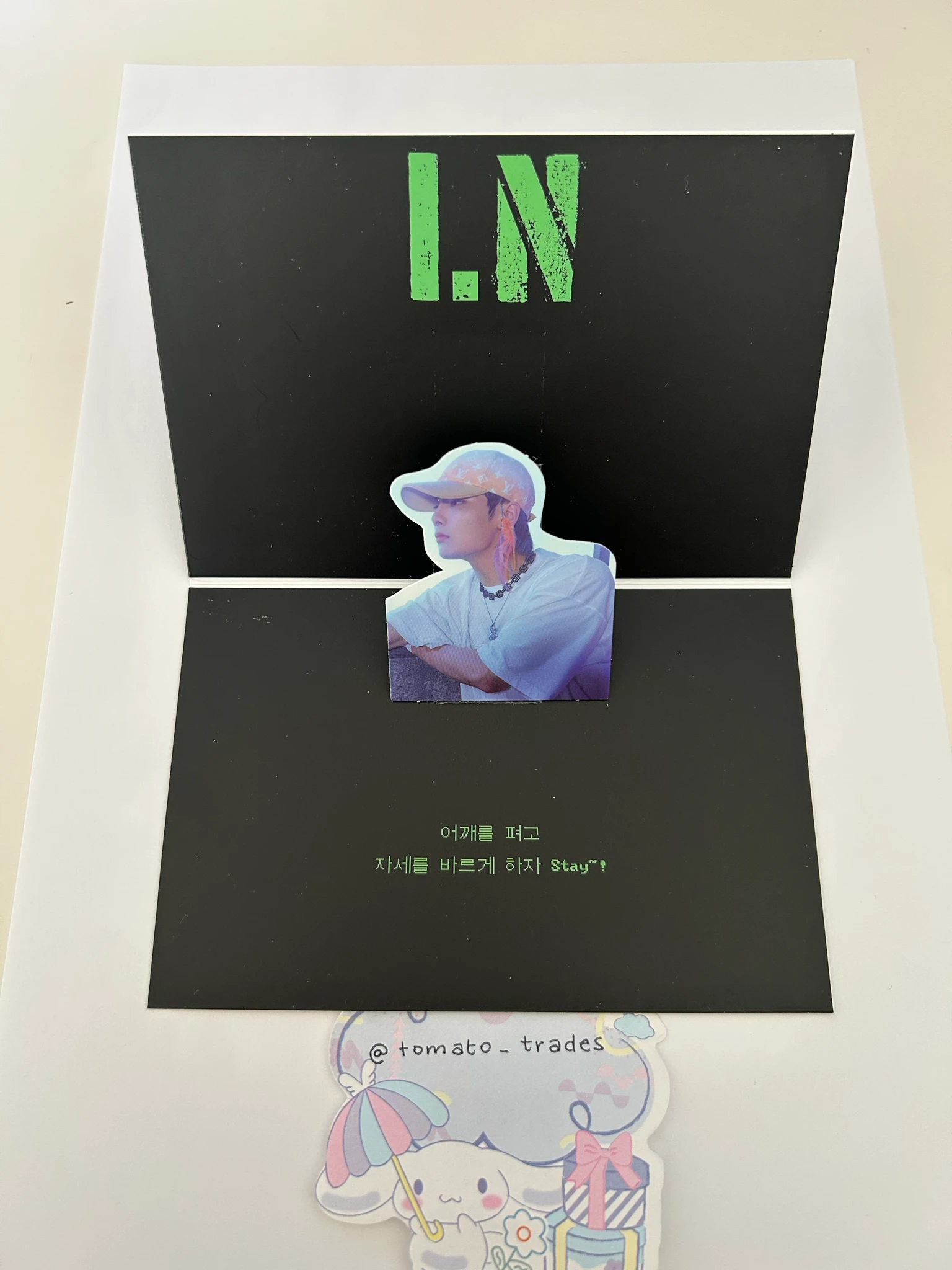 Stray Kids I.N Stray Kids - I.N - NoEasy Album album inclusion limited edition pop-up card listing photo 1