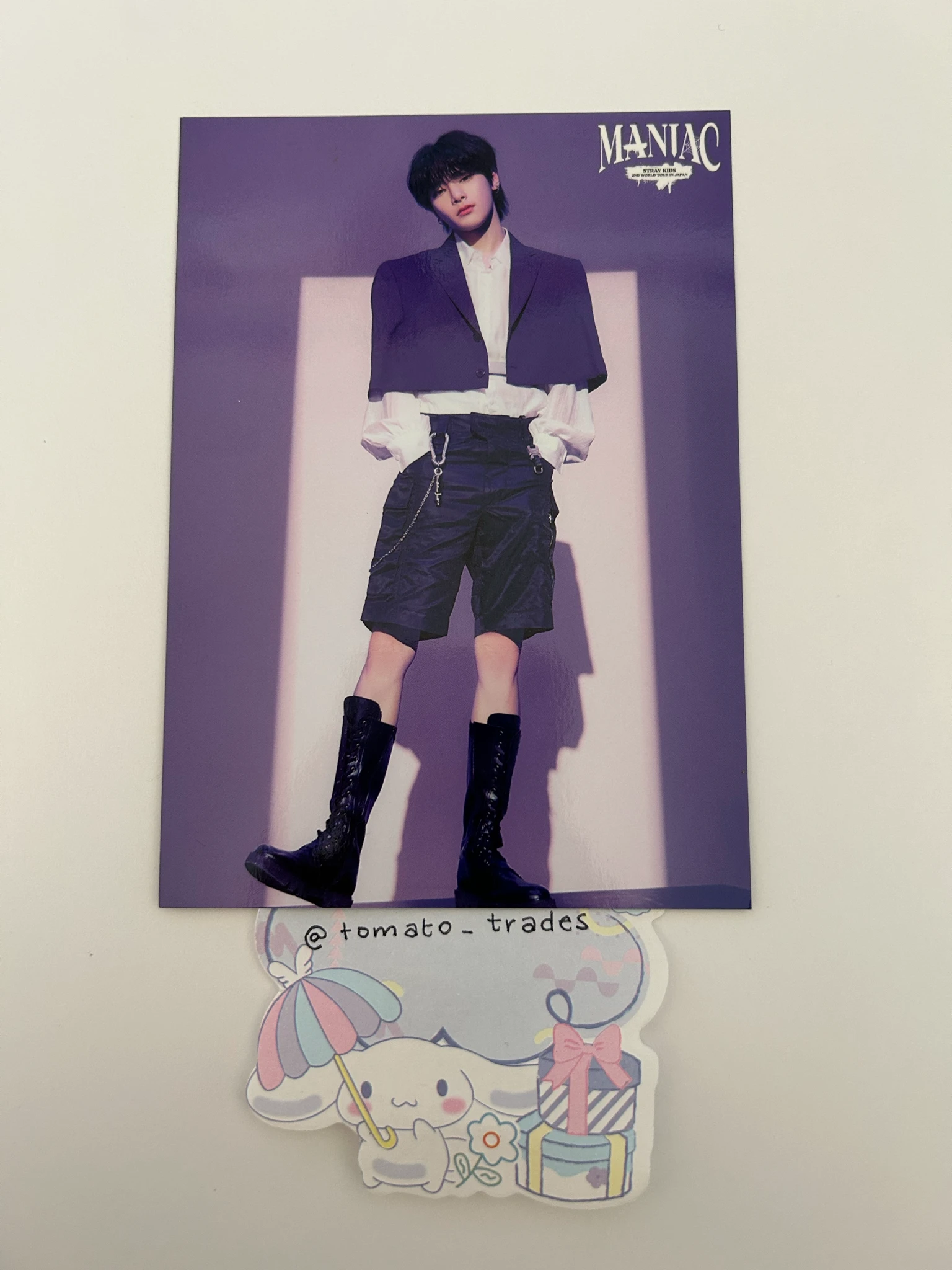 Stray Kids I.N Stray Kids - I.N - Maniac World Tour Event merch photocard trading card japan listing photo 1