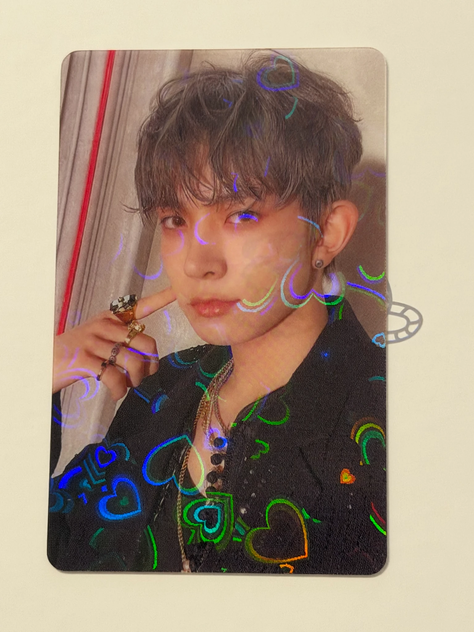 ENHYPEN Evan (Heeseung) ENHYPEN - Heeseung - DARK BLOOD Album holographic (hologram) pob (pre-order benefit) engene version weverse japan shop (wvj) listing photo 1