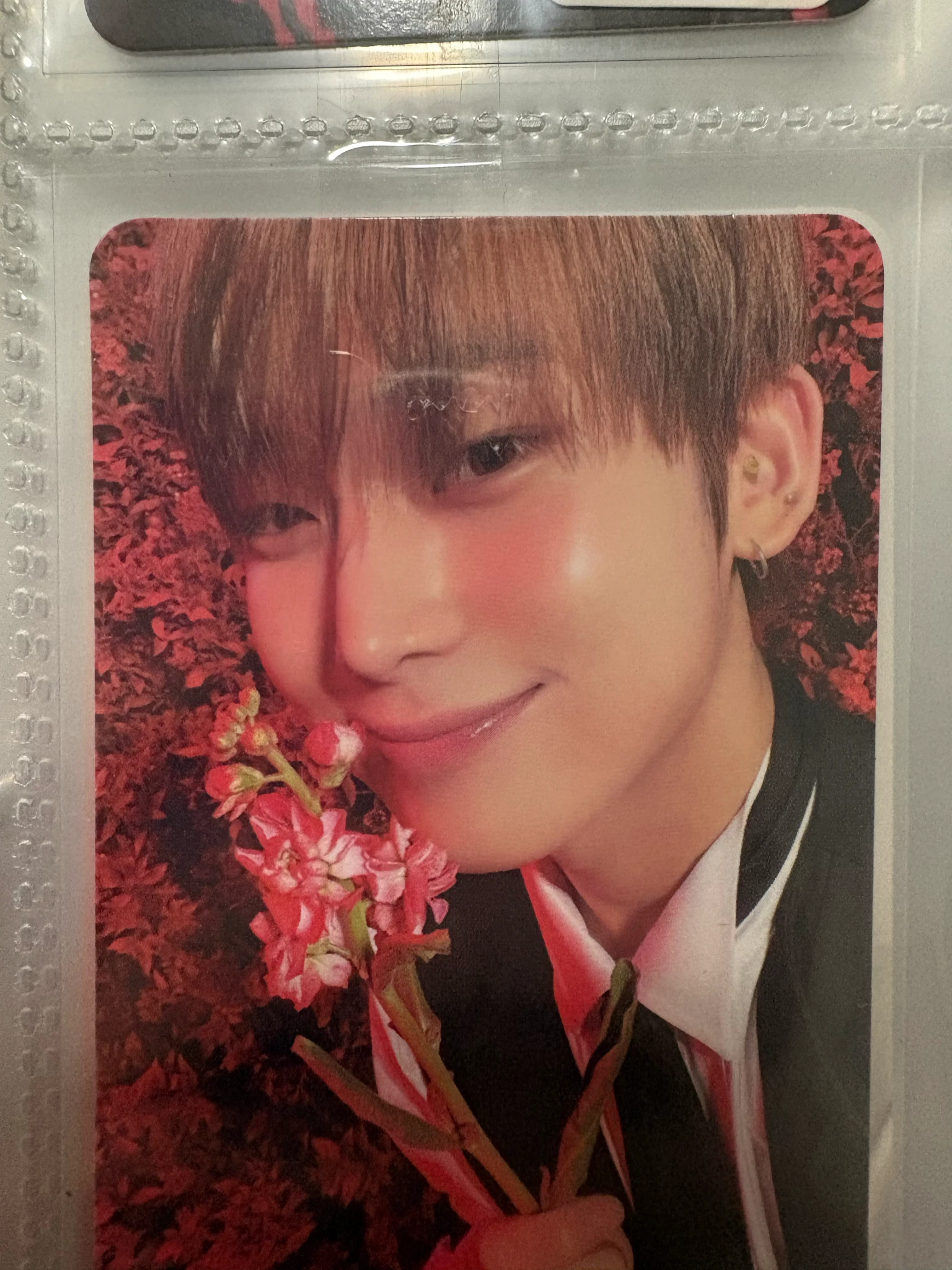 ENHYPEN Sunoo ENHYPEN - Sunoo - DARK BLOOD Album round 1 video call (fancall) kpopmerch listing photo 1