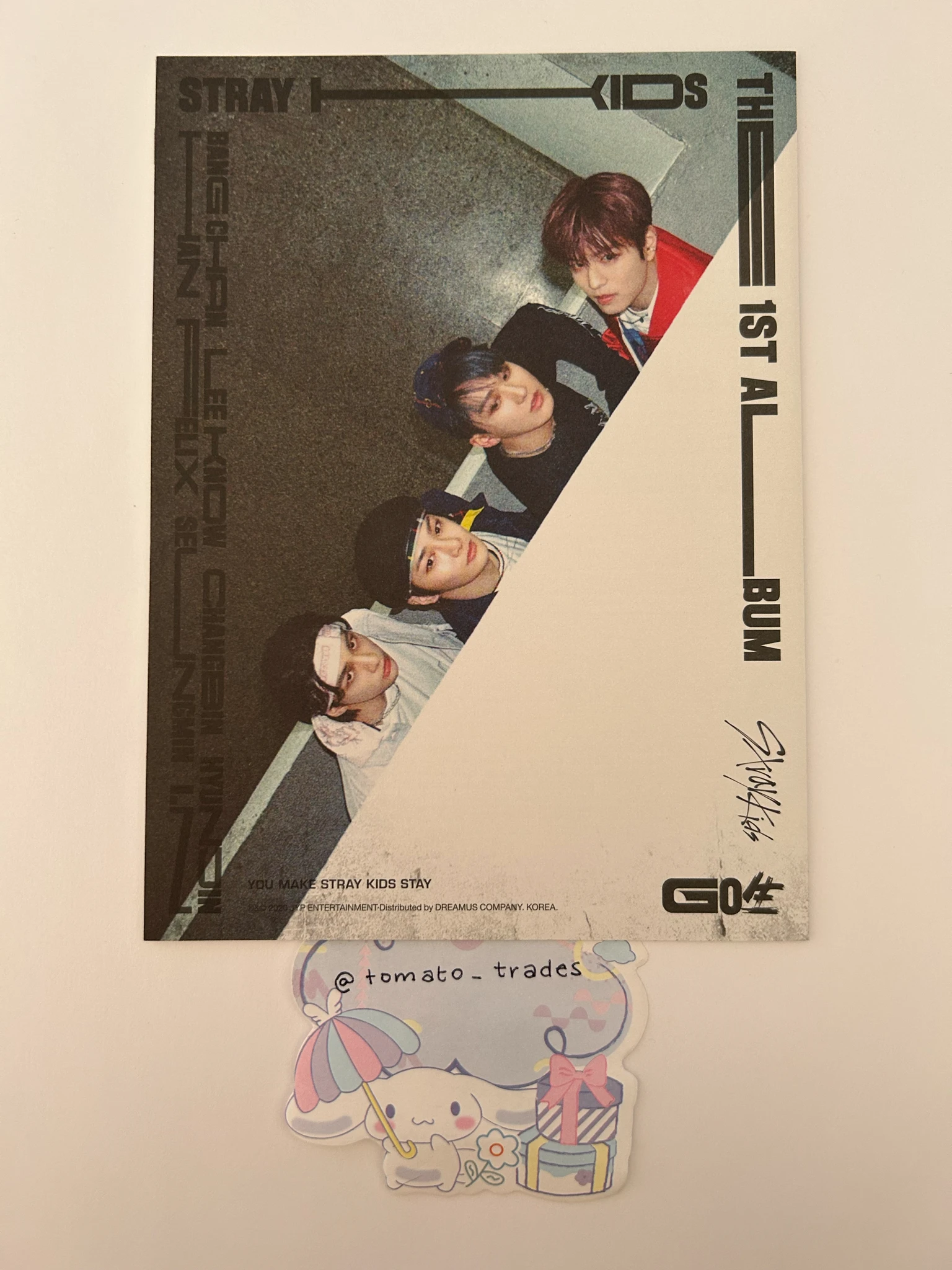 Stray Kids Stray Kids - Changbin & Hyunjin & Seungmin - GO LIVE Album album inclusion lyrics booklet listing photo 1