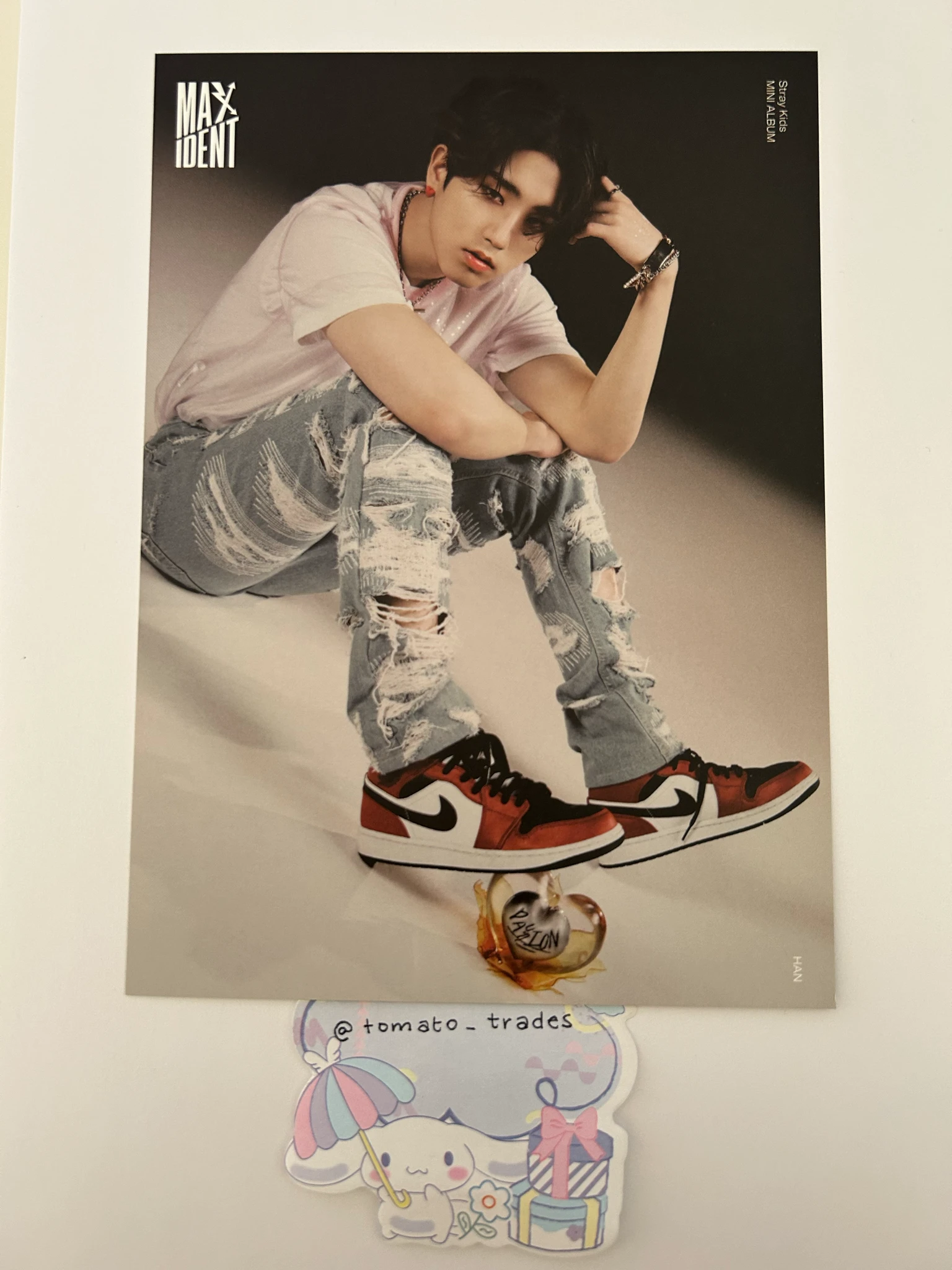 Stray Kids HAN Stray Kids - HAN - Maxident Album album inclusion mini poster listing photo 1