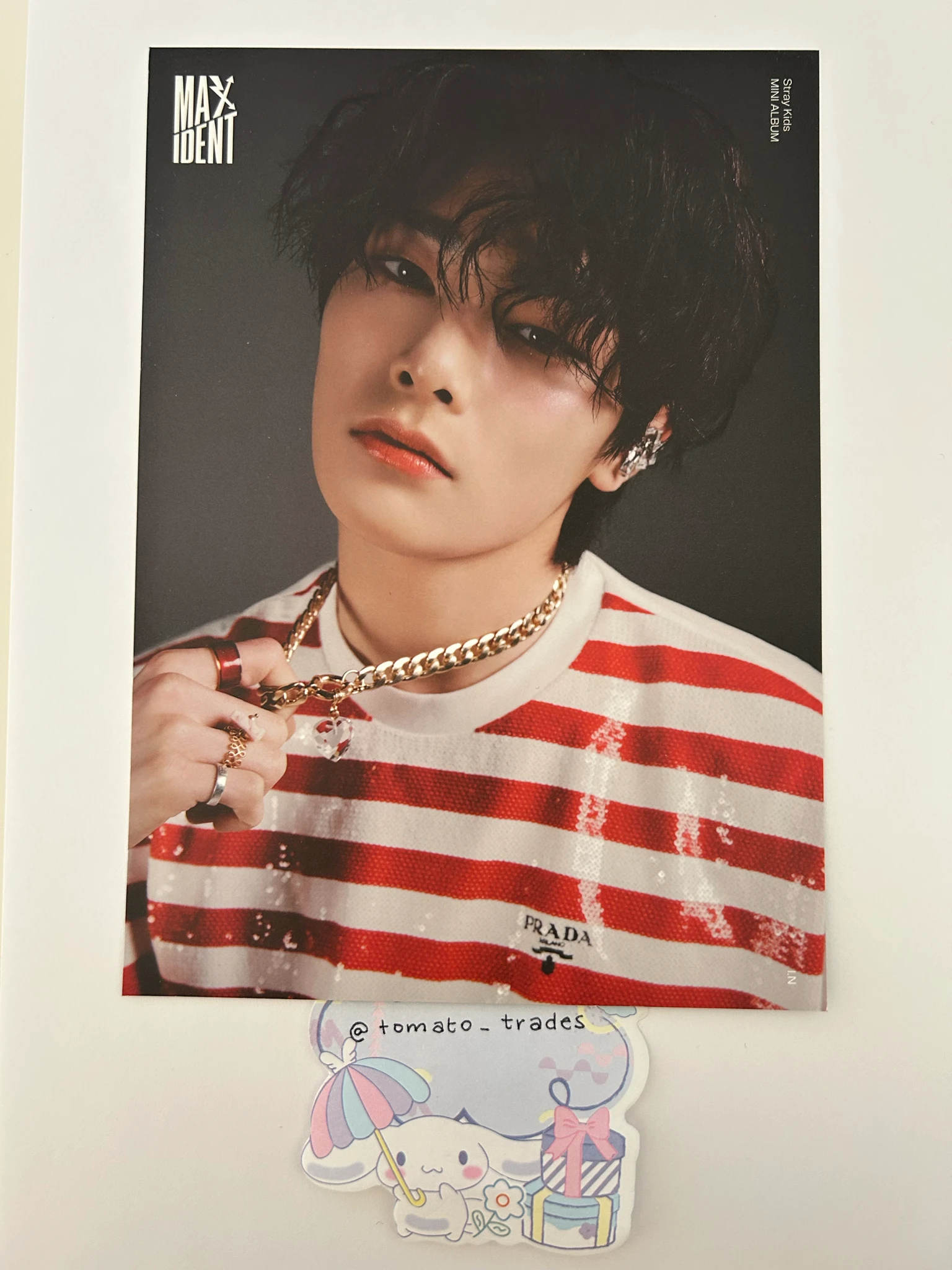 Stray Kids I.N Stray Kids - I.N - Maxident Album album inclusion mini poster listing photo 1