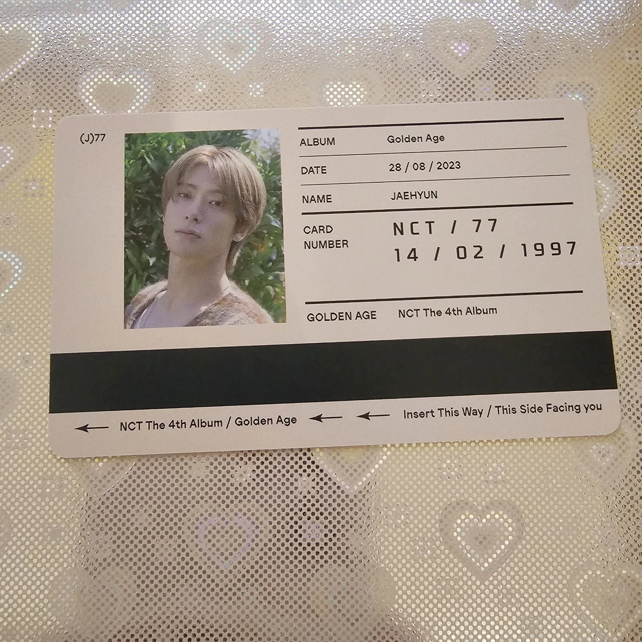 NCT Jaehyun NCT - Jaehyun - Golden Age Album album photocard id card collecting version listing photo 1