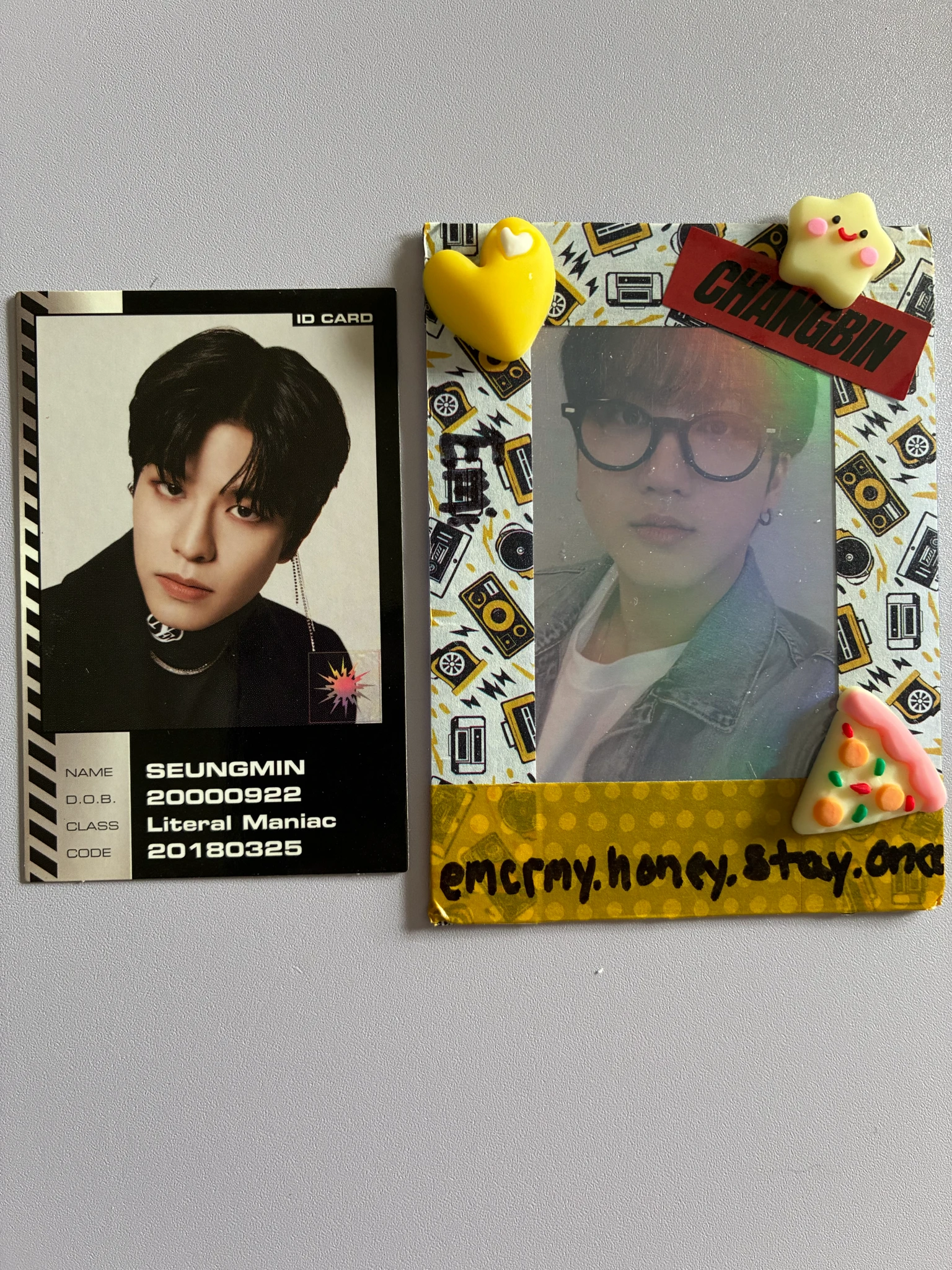 Stray Kids Seungmin Stray Kids - Seungmin - Oddinary Album album photocard id card listing photo 1