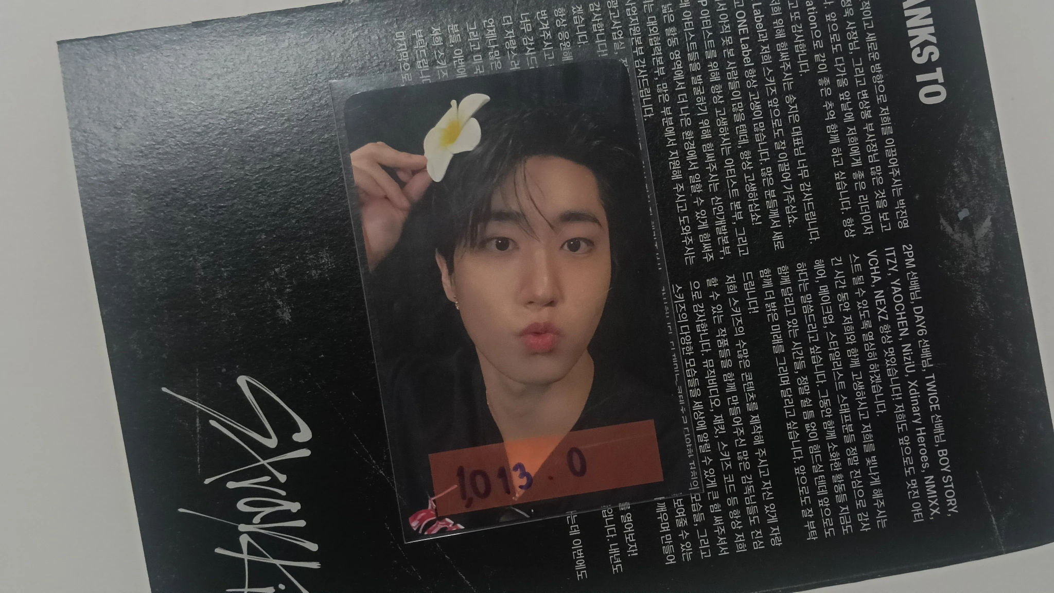 Stray Kids HAN Stray Kids - HAN - KARMA Album everline pre-order benefit listing photo 1