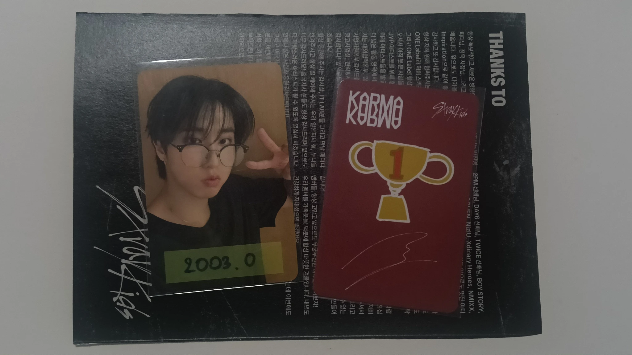 Stray Kids HAN Stray Kids - HAN - KARMA Album starriver video call listing photo 1