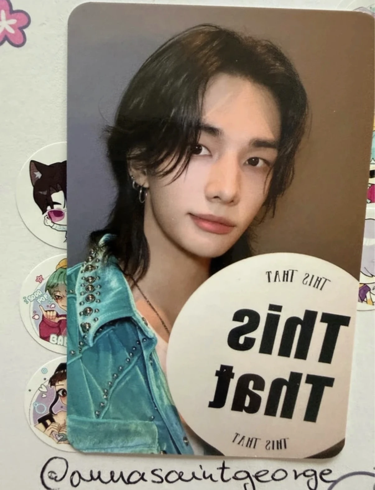 Stray Kids Hyunjin Stray Kids - Hyunjin - This & That Album pob (pre-order benefit) soundwave listing photo 1