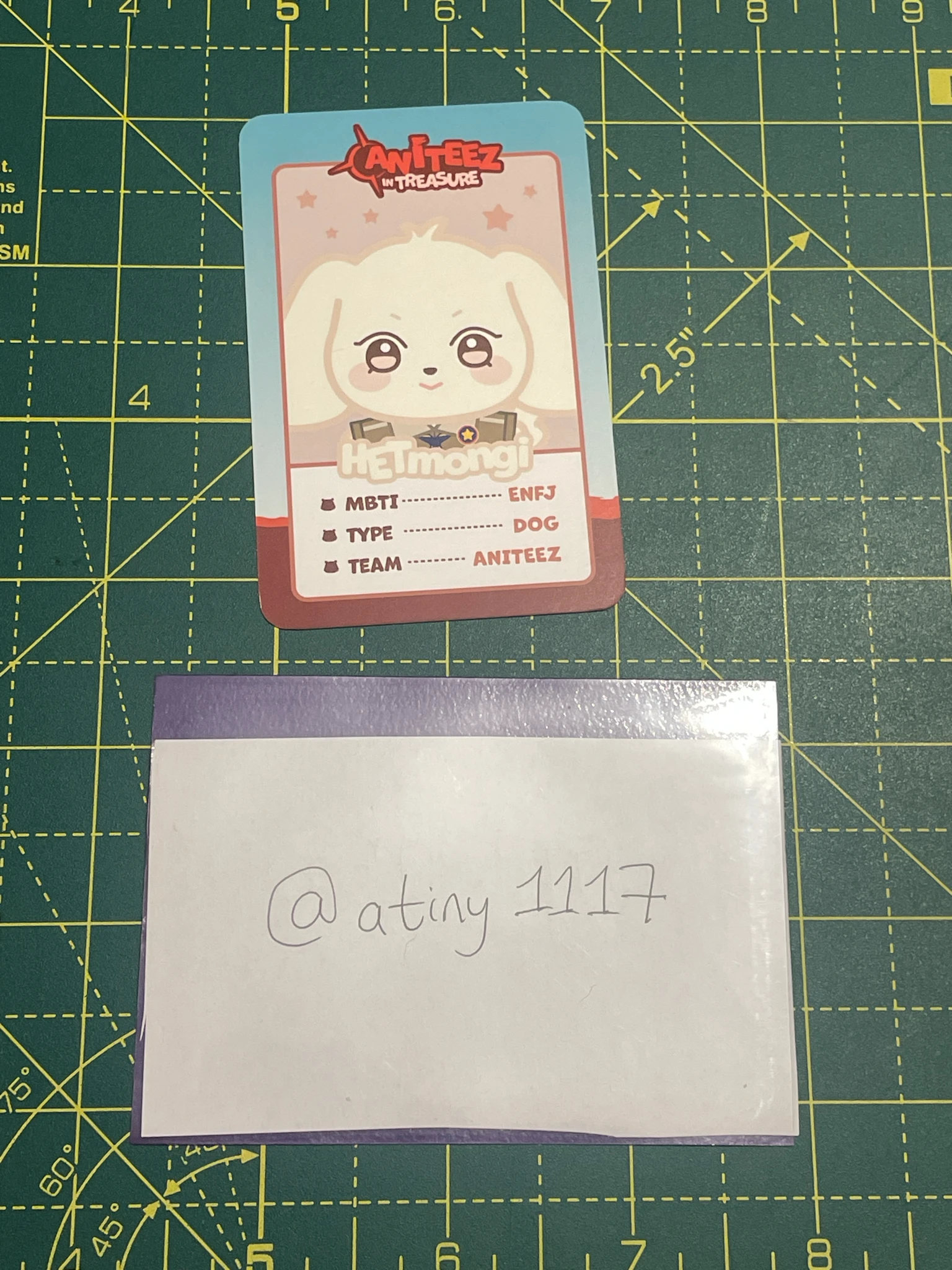 ATEEZ Yeosang ATEEZ - Yeosang - ANITEEZ IN TREASURE Other trading card listing photo 1