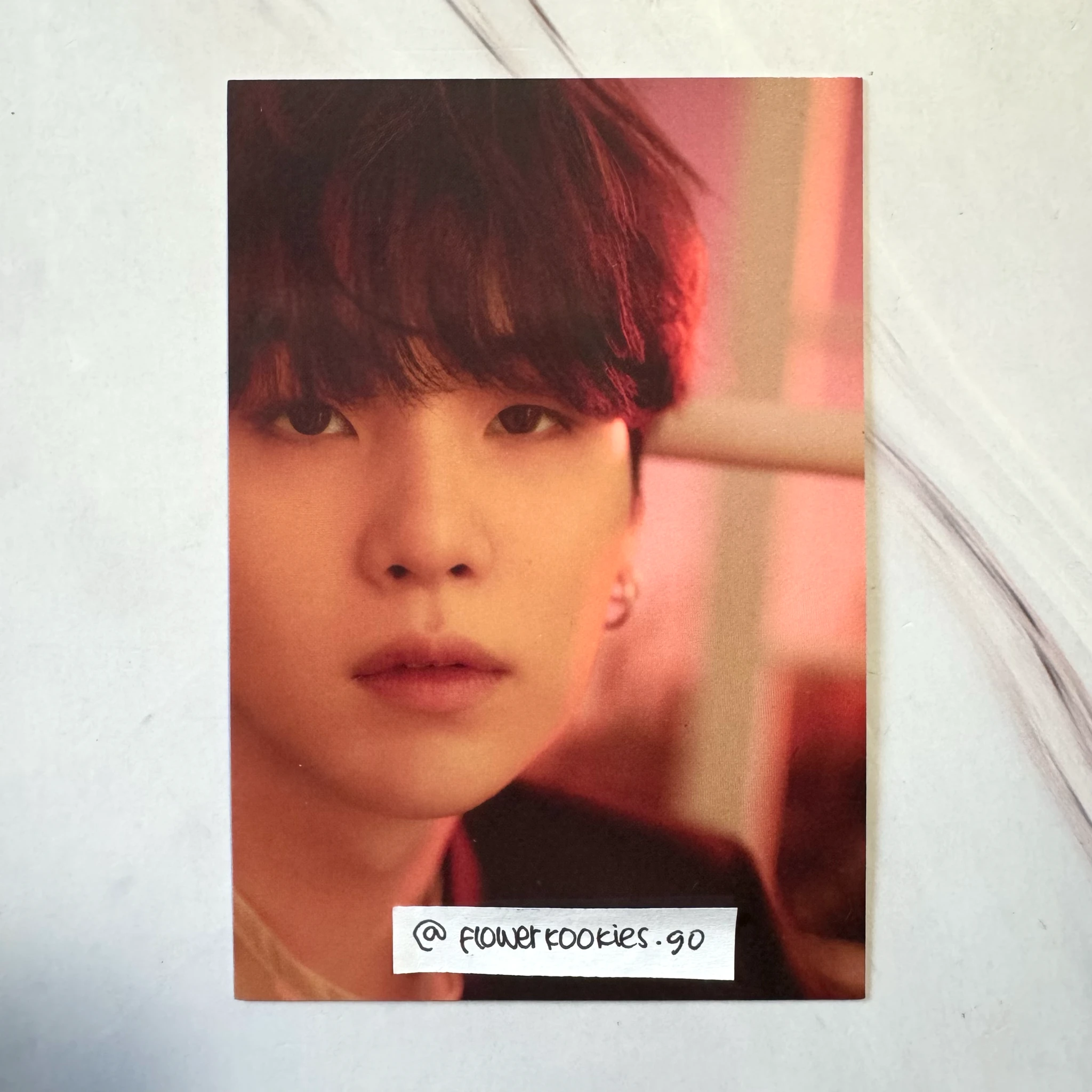 BTS SUGA BTS - SUGA - HYBE Insight Museum Event card ticket pvc card entrance benefit listing photo 1
