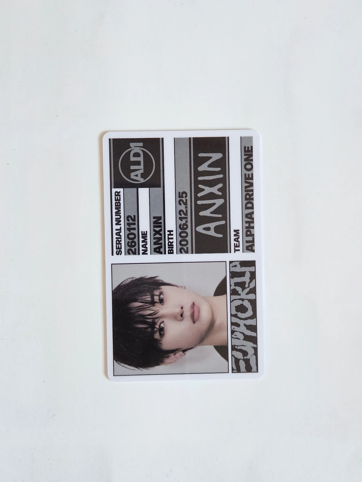 ALPHA DRIVE ONE Anxin ALPHA DRIVE ONE - Anxin - EUPHORIA Album album photocard listing photo 1