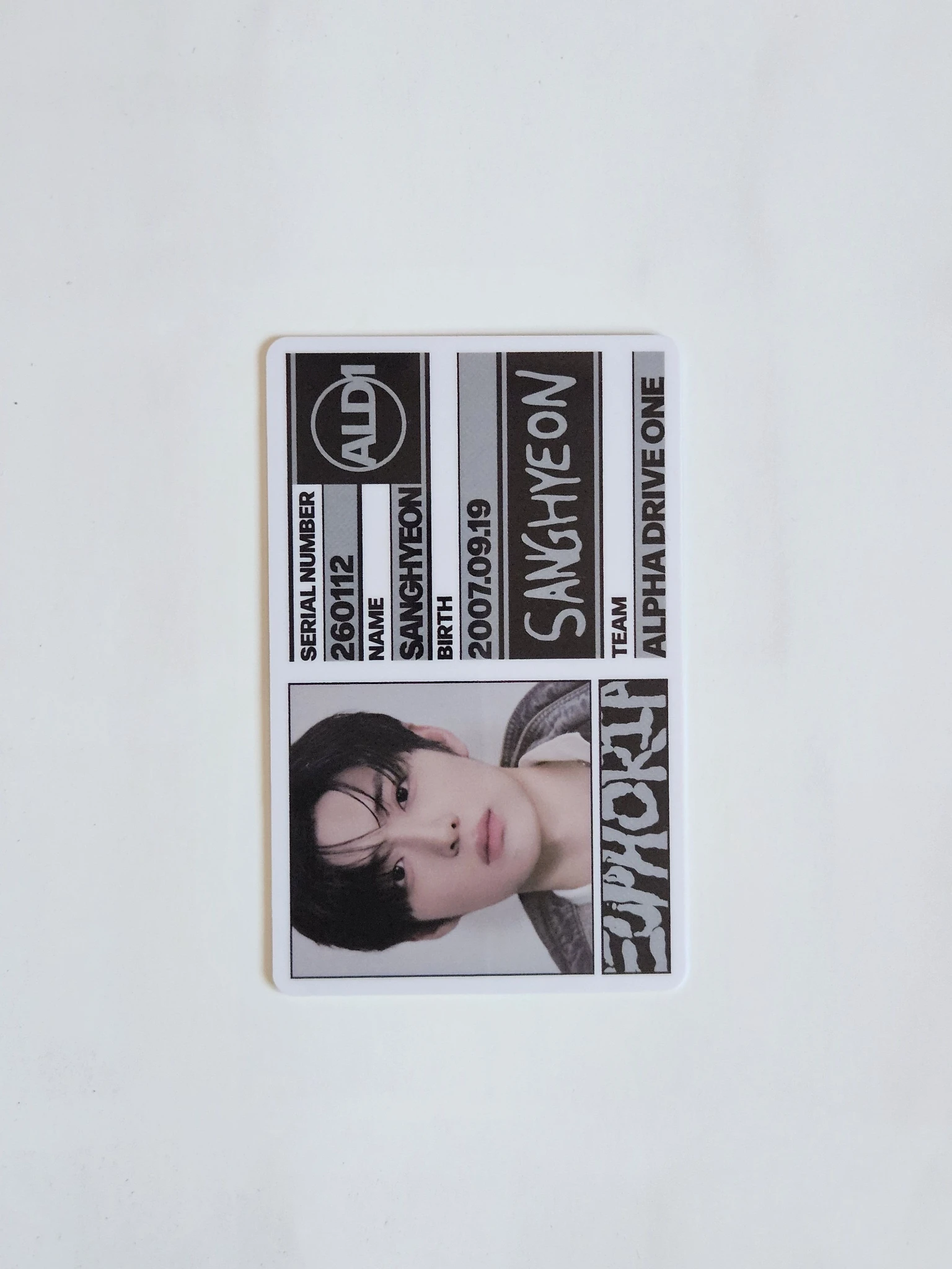ALPHA DRIVE ONE Sanghyeon ALPHA DRIVE ONE - Sanghyeon - EUPHORIA Album album photocard listing photo 1