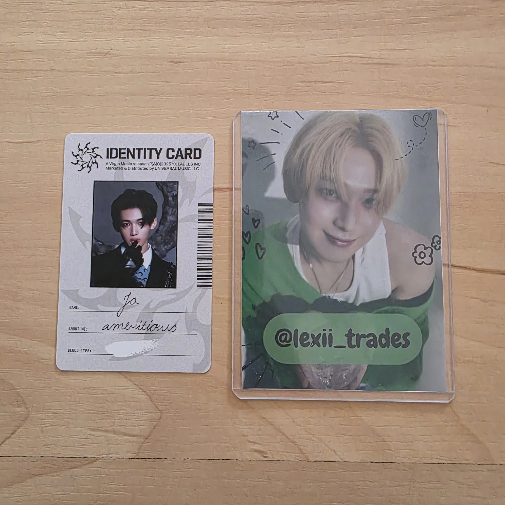 &TEAM Jo &TEAM - Jo - Go in Blind - EP Album album photocard standard version id card listing photo 1