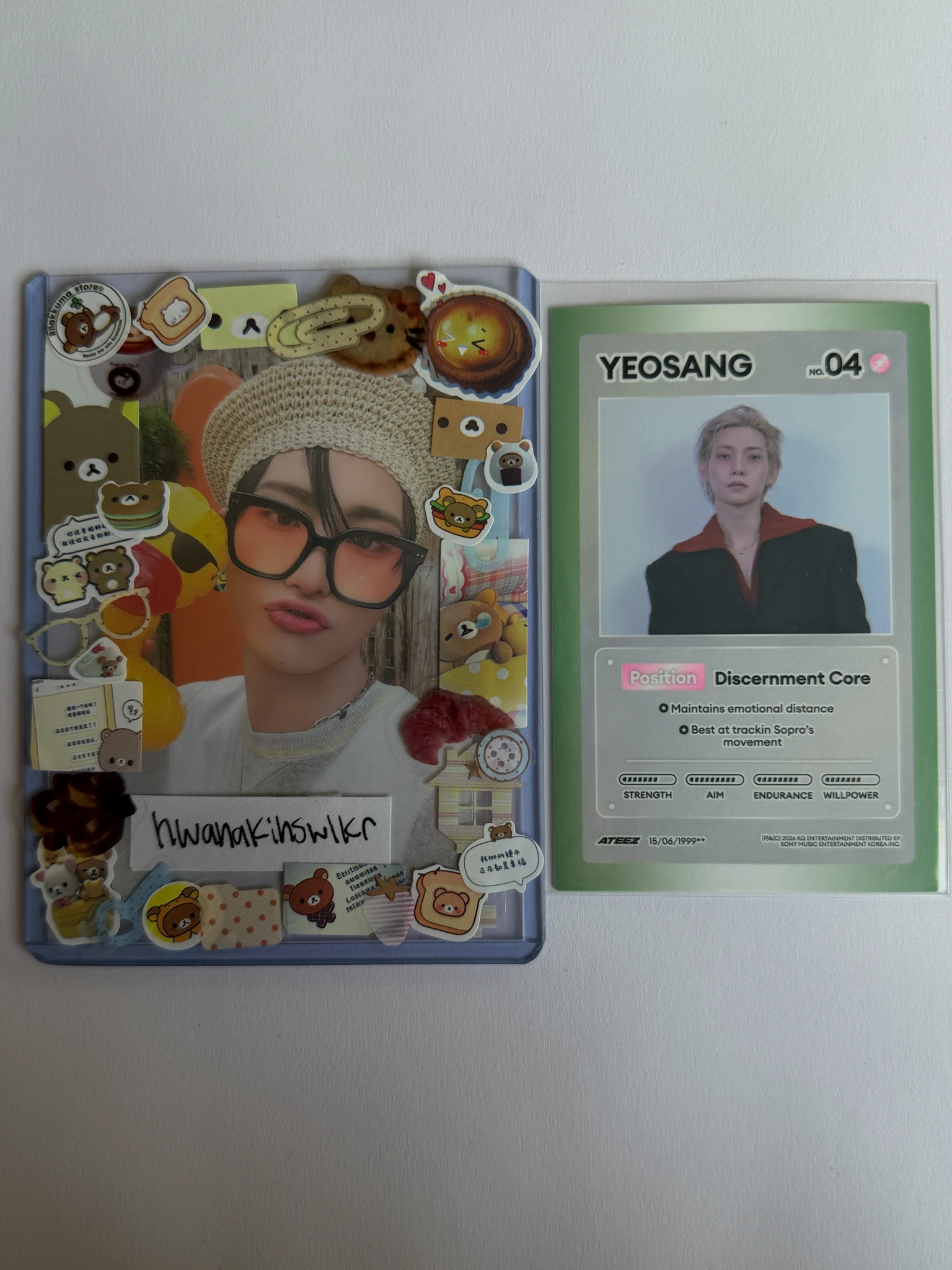 ATEEZ Yeosang ATEEZ - Yeosang - GOLDEN HOUR : Part.5 Album album photocard character card diary version listing photo 1