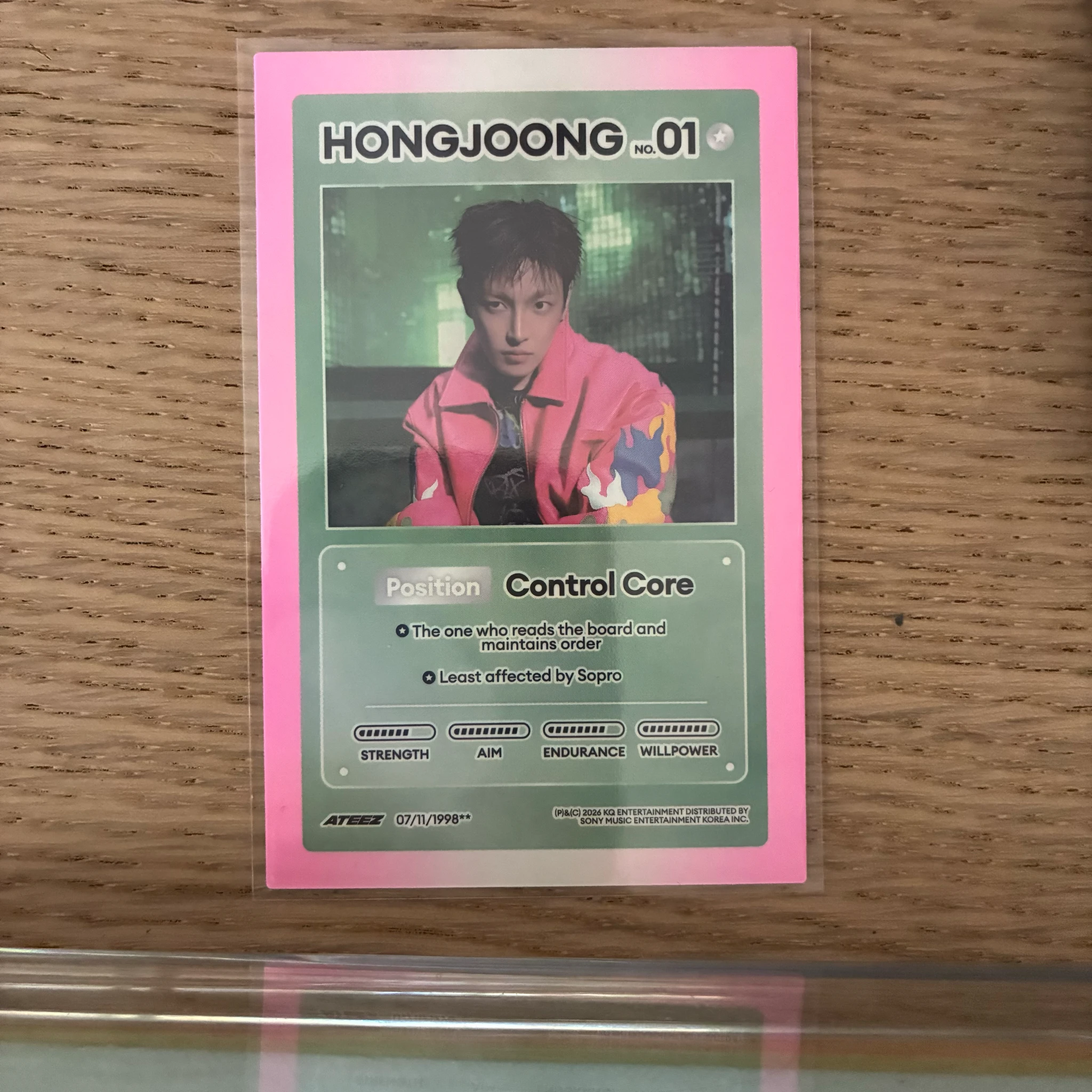 ATEEZ Hongjoong ATEEZ - Hongjoong - GOLDEN HOUR : Part.5 Album album photocard Z version listing photo 1