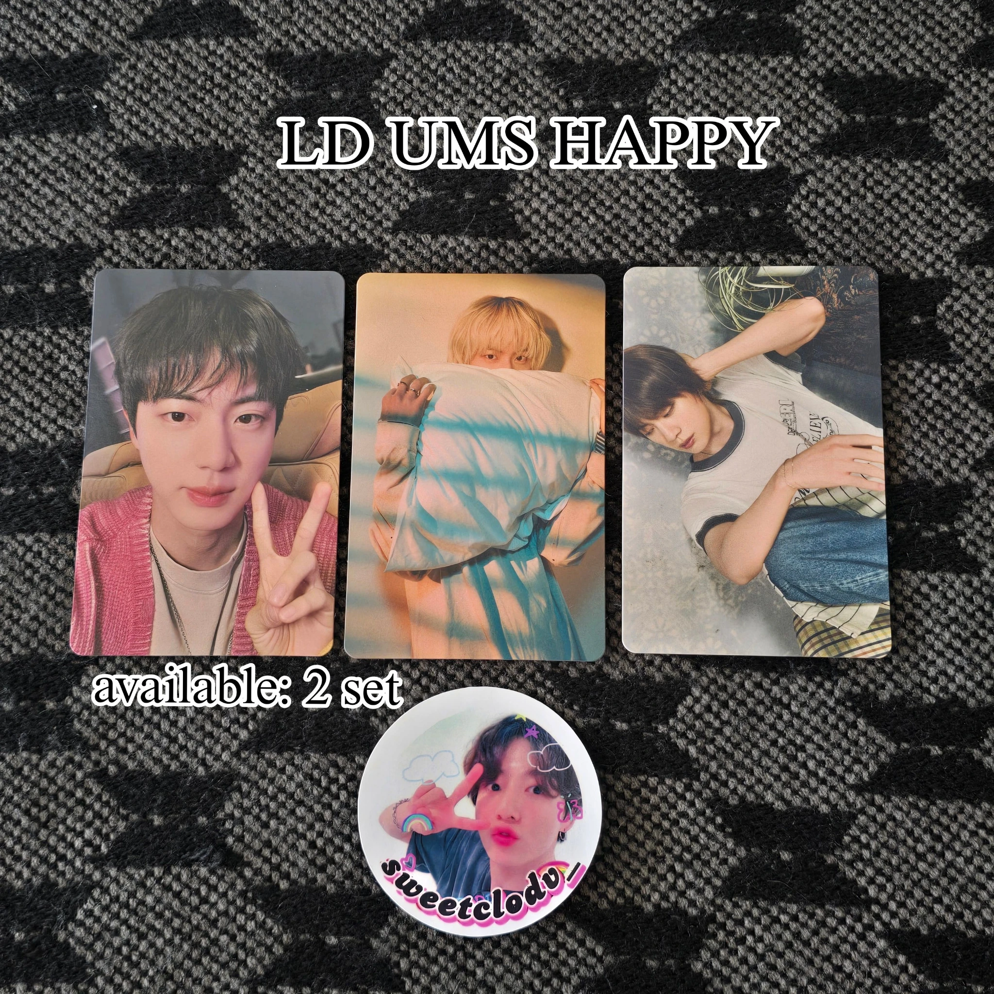 BTS Jin BTS - Jin - Happy Album solo album lucky draw universal music store listing photo 1