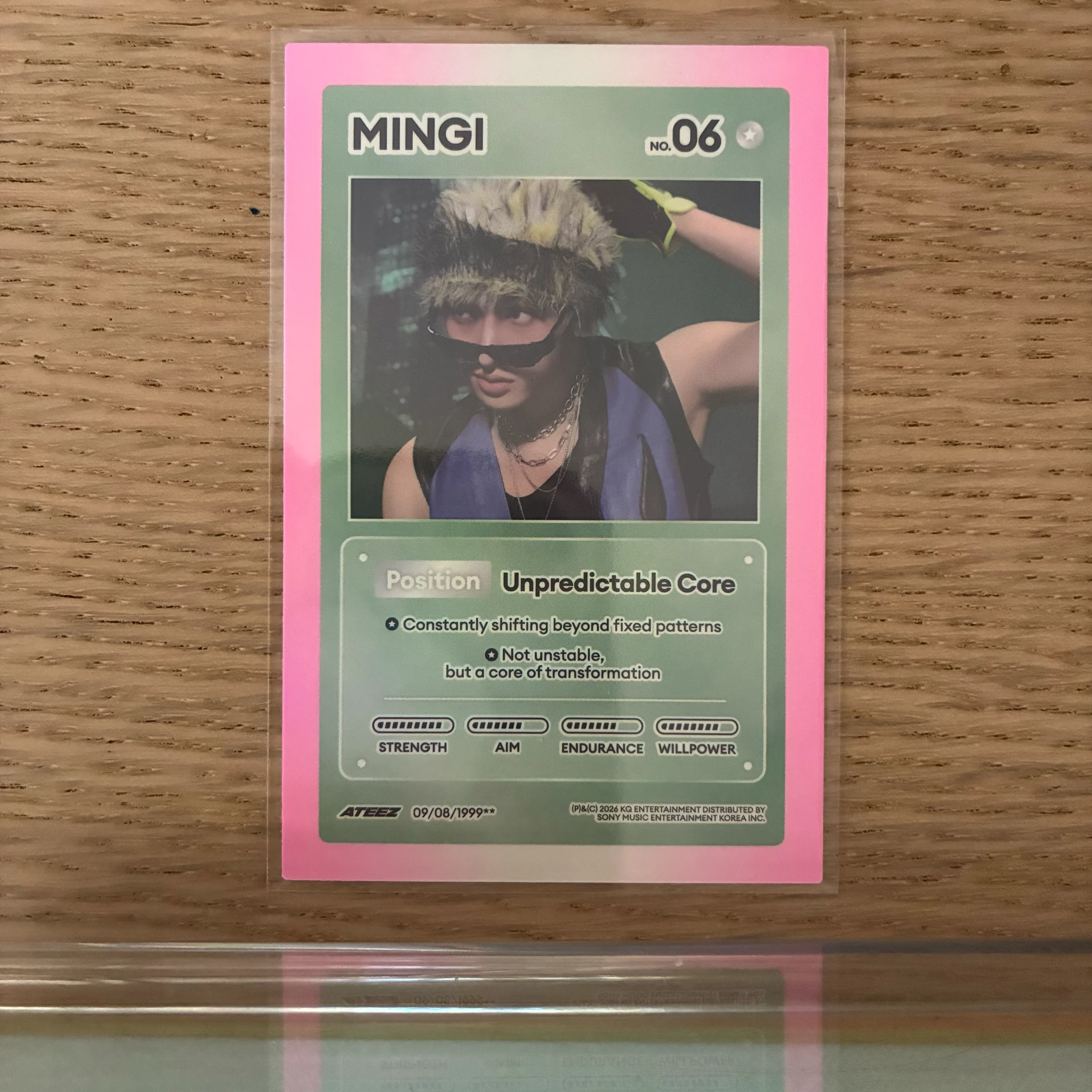 ATEEZ Mingi ATEEZ - Mingi - GOLDEN HOUR : Part.5 Album character card Z version album photocard listing photo 1