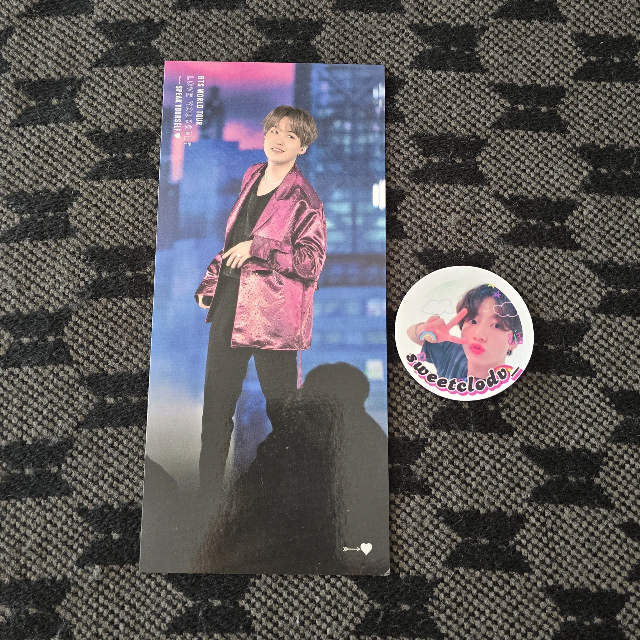 BTS SUGA BTS - SUGA - BTS World Tour 'LY: Speak Yourself' São Paulo DVD Other DVD ver. bookmark listing photo 1