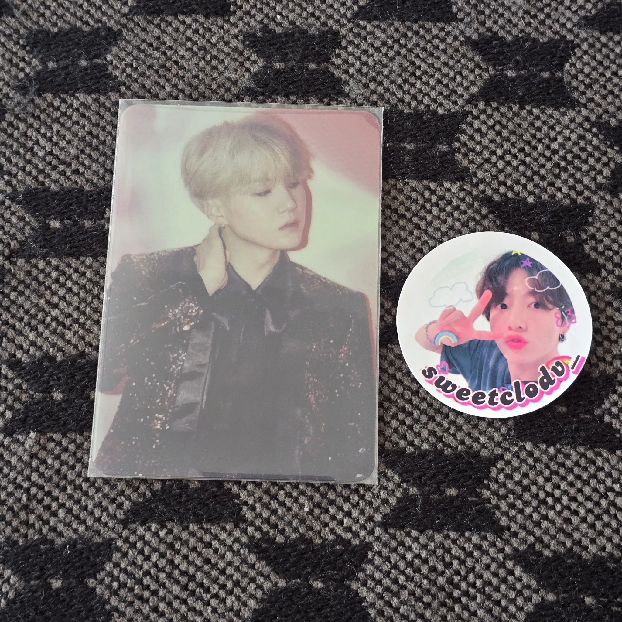 BTS SUGA BTS - SUGA - The Wings Tour - The Final Event merch photocard essay book transparent pvc card listing photo 1