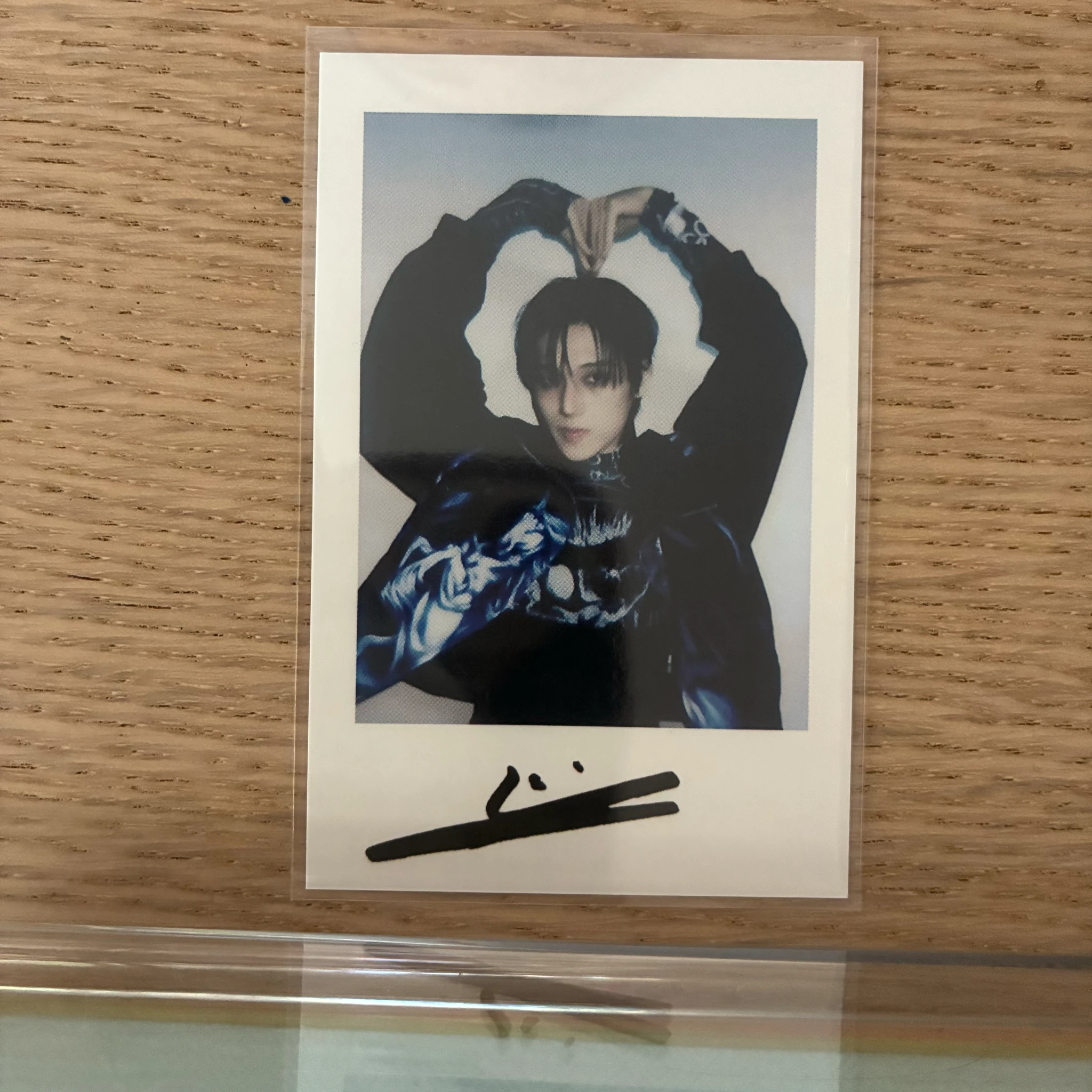 ATEEZ Wooyoung ATEEZ - Wooyoung - GOLDEN HOUR : Part.5 Album pob (pre-order benefit) makestar set benefit polaroid printed signature listing photo 1