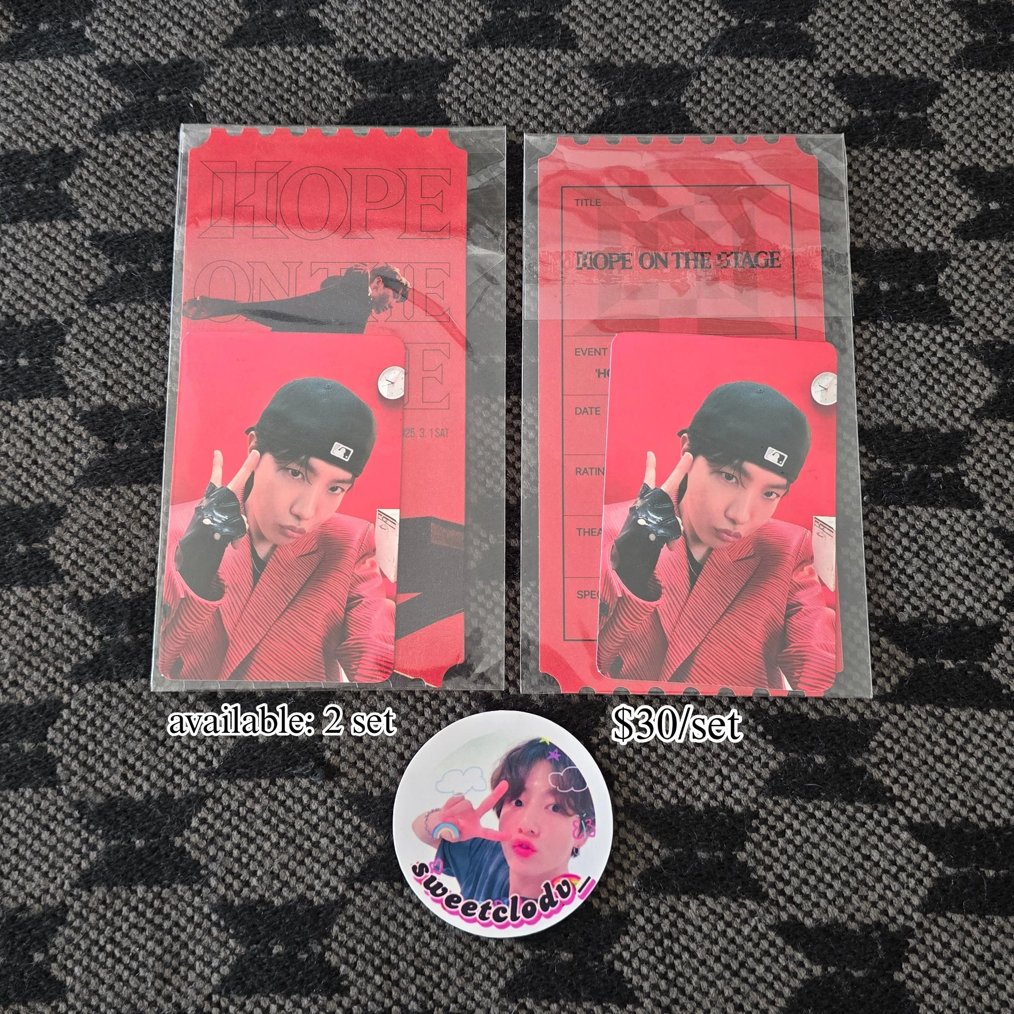 BTS j-hope BTS - J-HOPE - Hope On The Stage Tour Event army zone Seoul day 2 listing photo 1