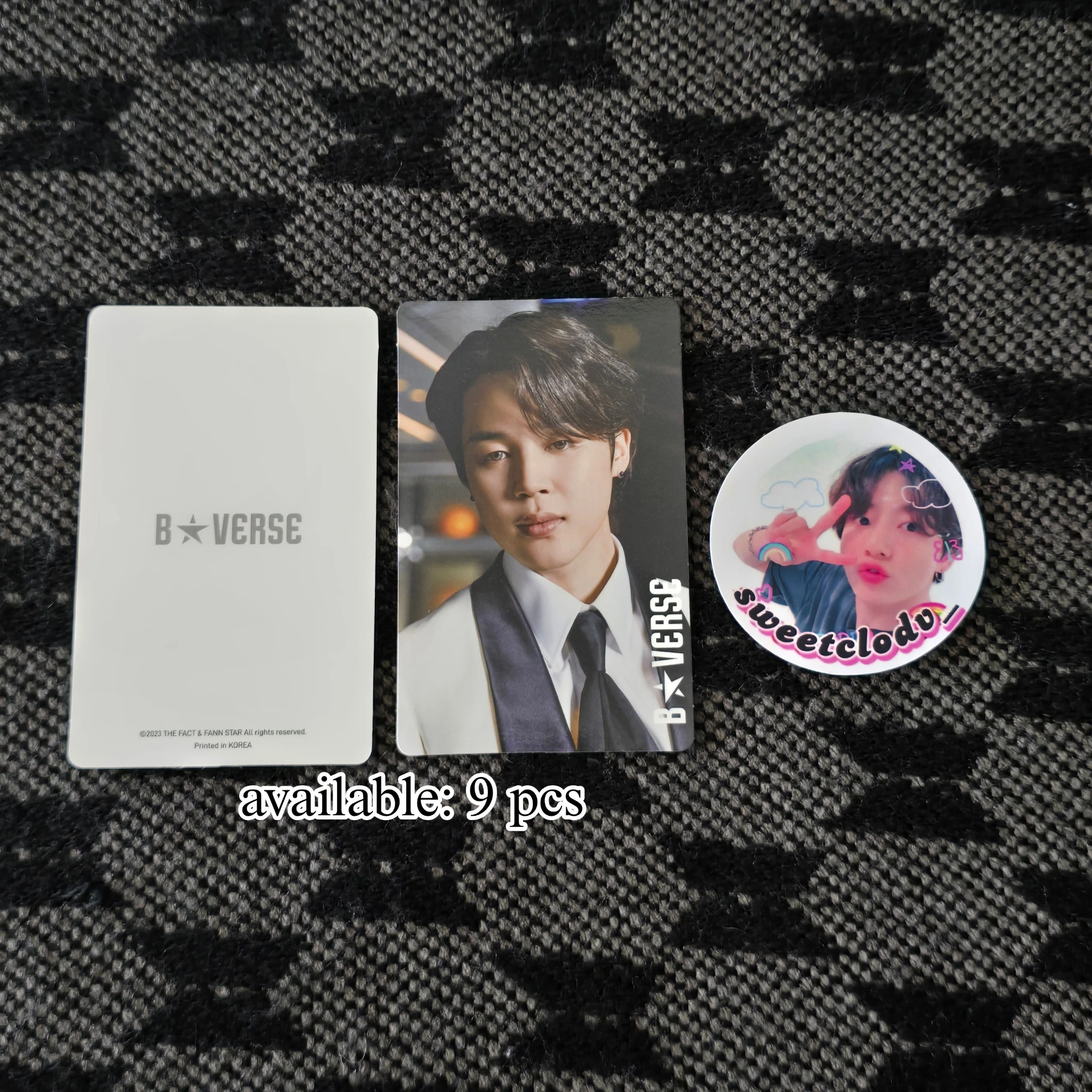 BTS Jimin BTS - Jimin - B★VERSE Exhibition Event entrance benefit 2021 listing photo 1