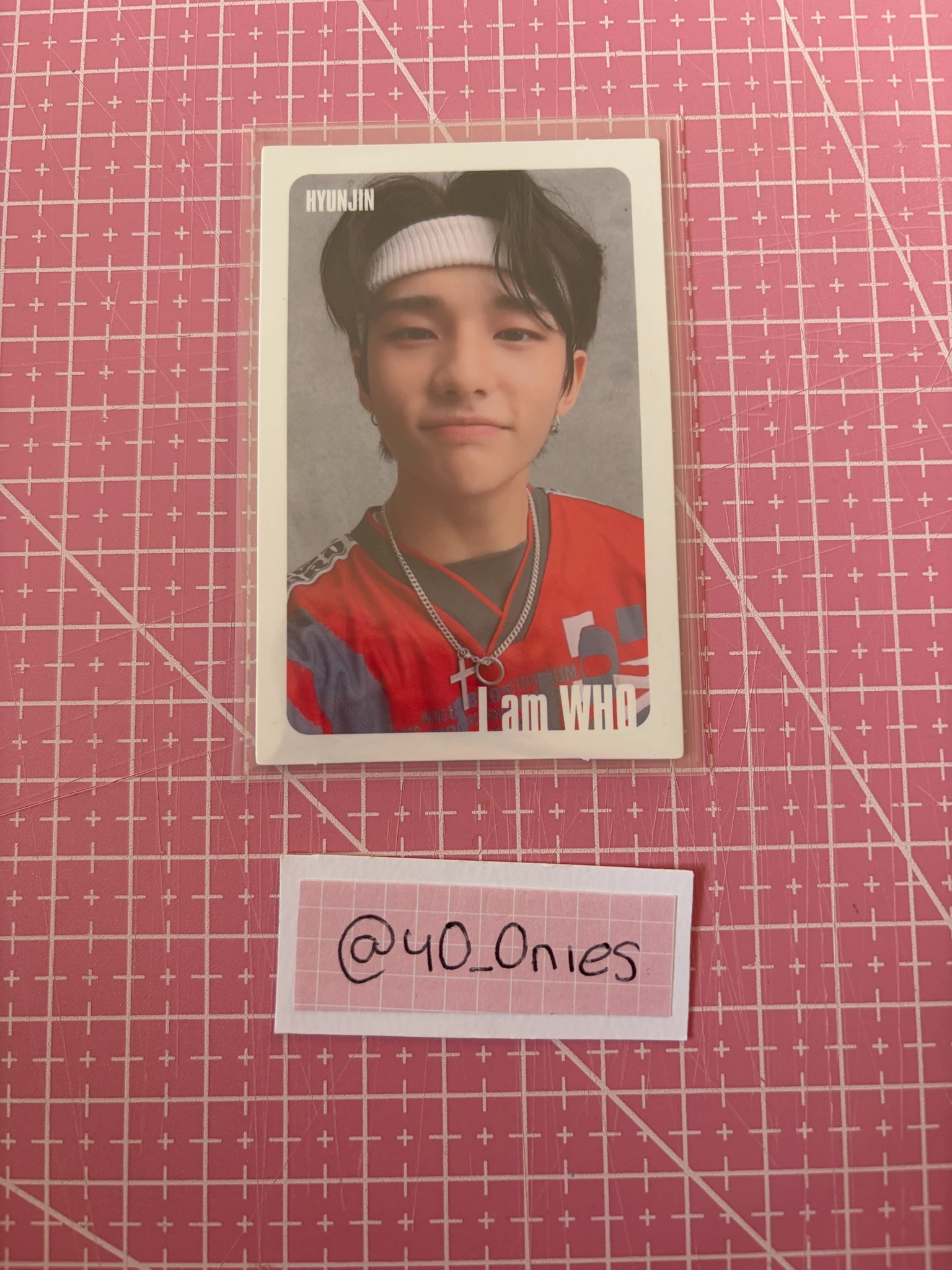 Stray Kids Hyunjin Stray Kids - Hyunjin - I am WHO? Album album photocard white border listing photo 1
