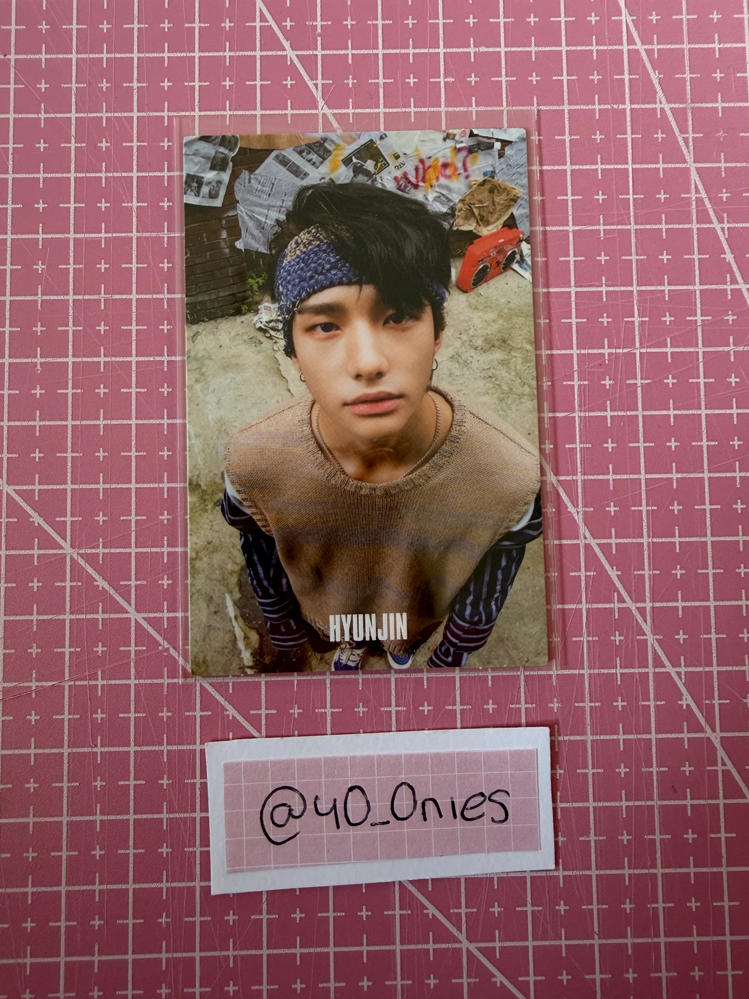Stray Kids Hyunjin Stray Kids - Hyunjin - I am WHO? Album album photocard behind ver. listing photo 1