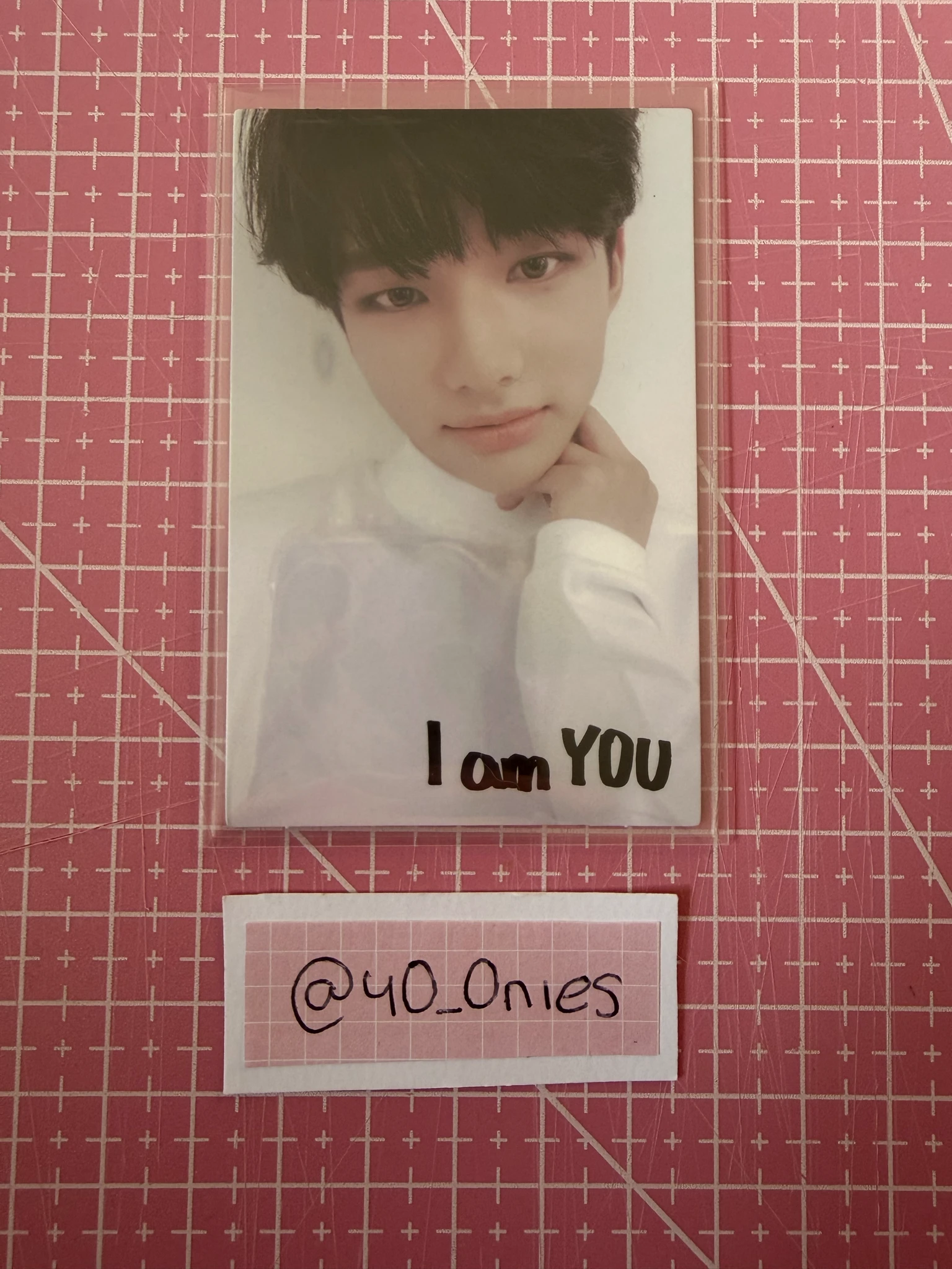 Stray Kids Hyunjin Stray Kids - Hyunjin - I am YOU Album album photocard handwriting ver. listing photo 1