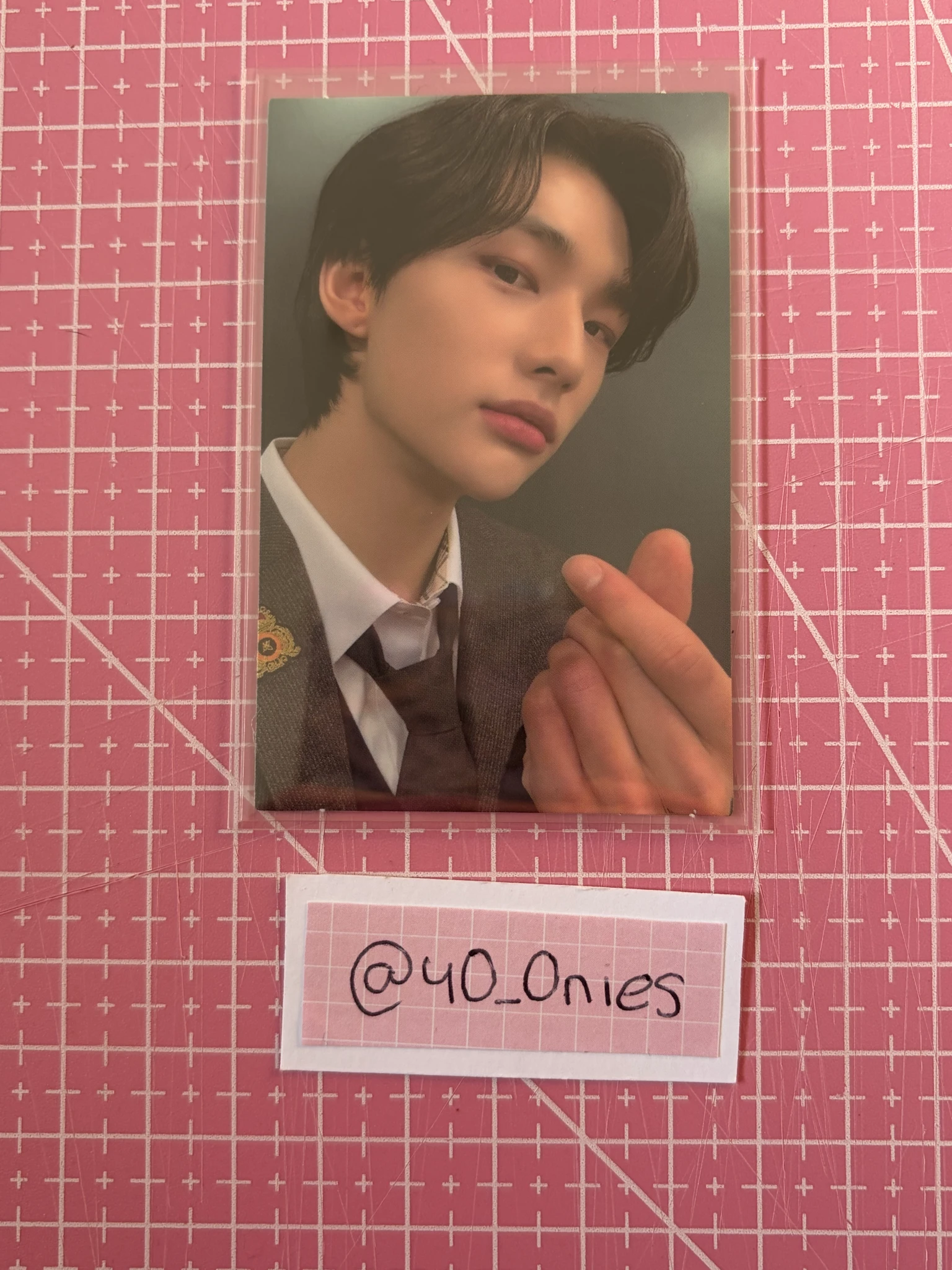 Stray Kids Hyunjin Stray Kids - Hyunjin - GO生 Album album photocard on track version listing photo 1