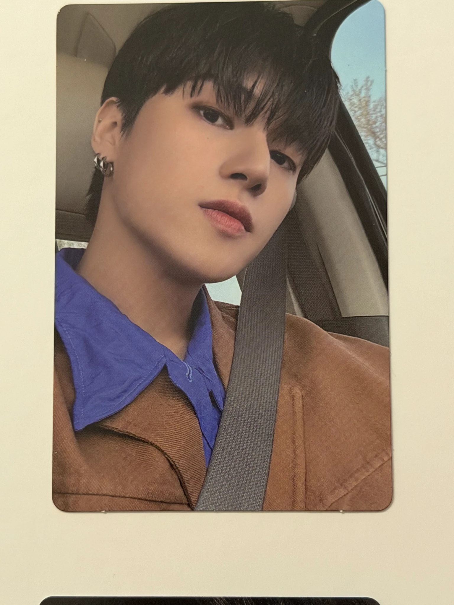 ATEEZ Wooyoung ATEEZ - Wooyoung - Golden Hour : Part.3 'In Your Fantasy Edition' Album album photocard red version poca album listing photo 1