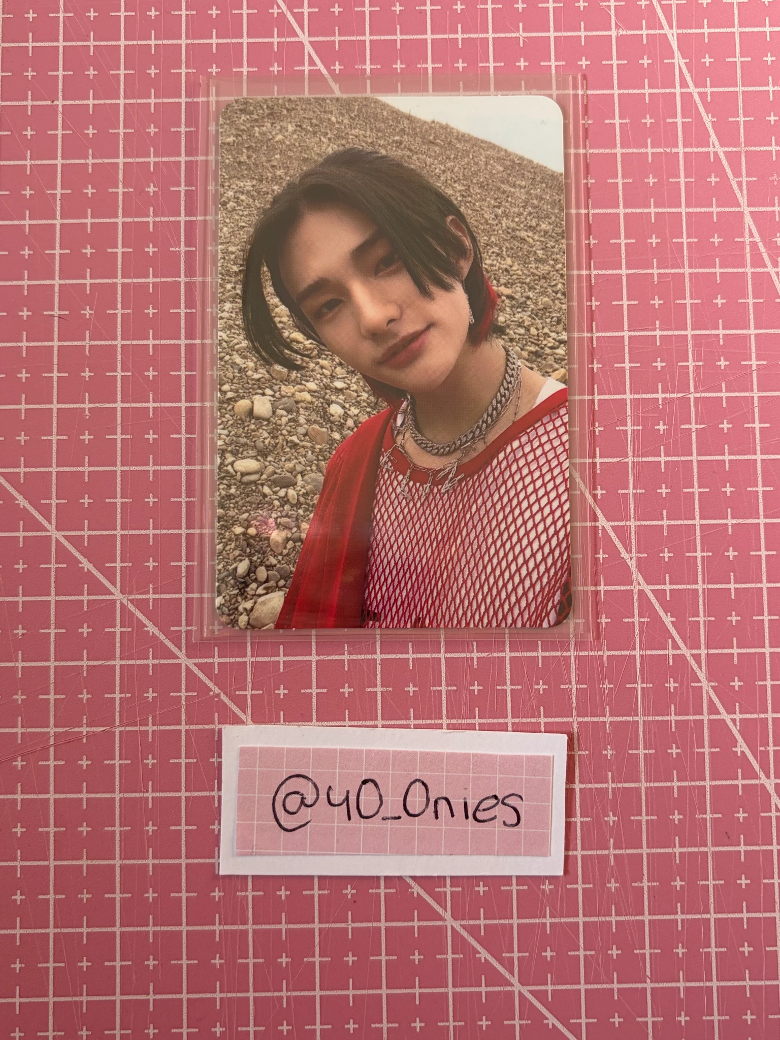 Stray Kids Hyunjin Stray Kids - Hyunjin - NoEasy Album album photocard concept b listing photo 1