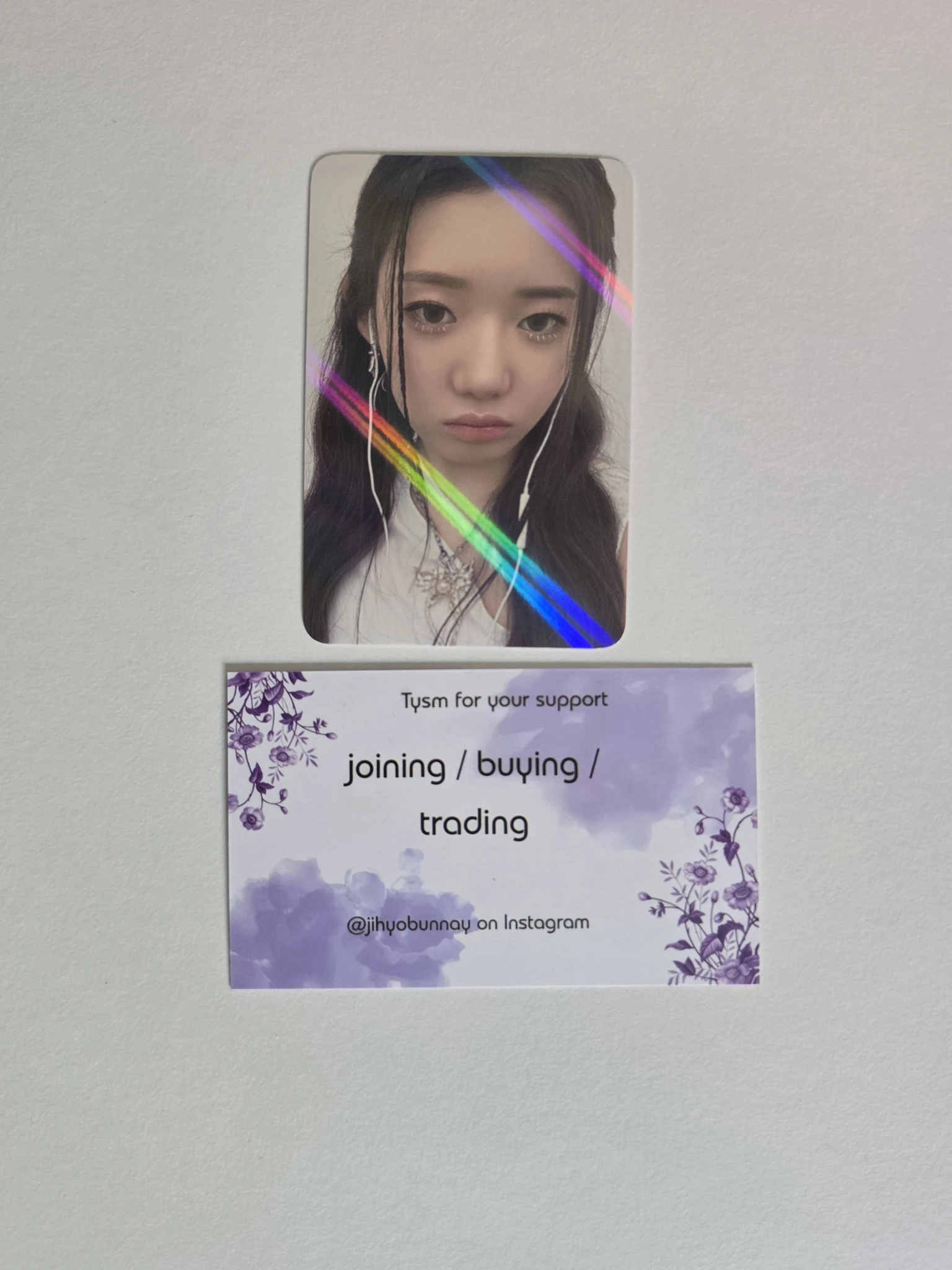 BABYMONSTER Rora BABYMONSTER - Rora - BABYMONS7ER Album makestar pre-order benefit (pob) holographic (hologram) listing photo 1