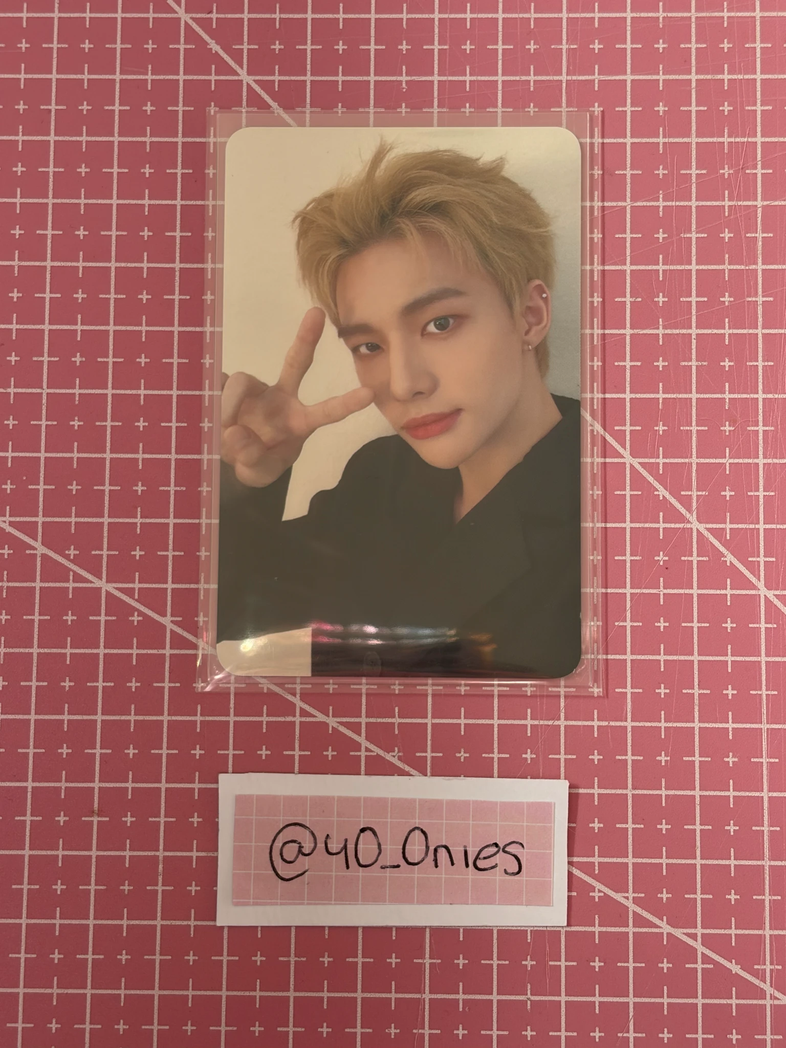 Stray Kids Hyunjin Stray Kids - Hyunjin - NACIFIC x Stray Kids Other brand collaboration nacific round 18 double-sided front side listing photo 1