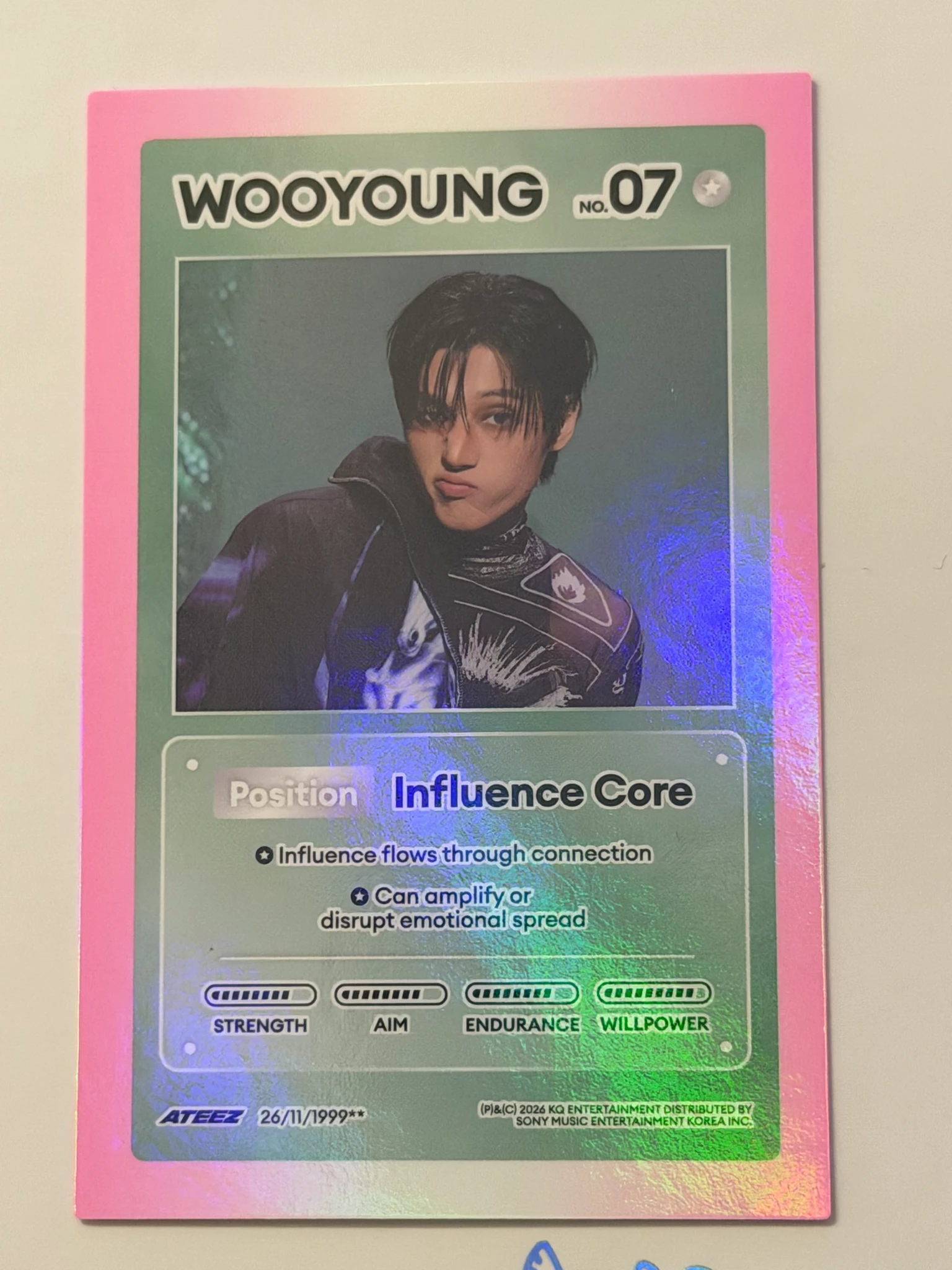 ATEEZ Wooyoung ATEEZ - Wooyoung - GOLDEN HOUR : Part.5 Album album photocard target version Z version listing photo 1