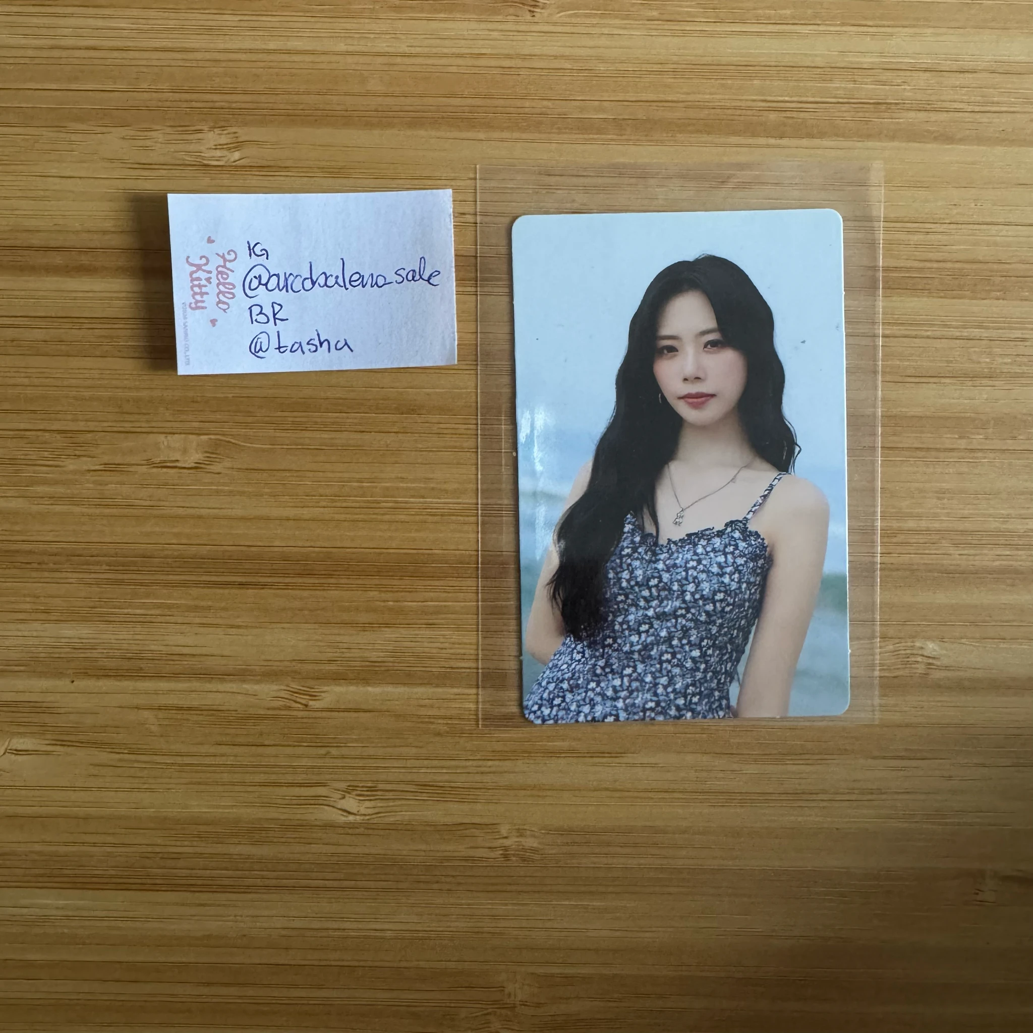 Dreamcatcher JiU Dreamcatcher - JiU - Summer Holiday Album album photocard blue back listing photo 1
