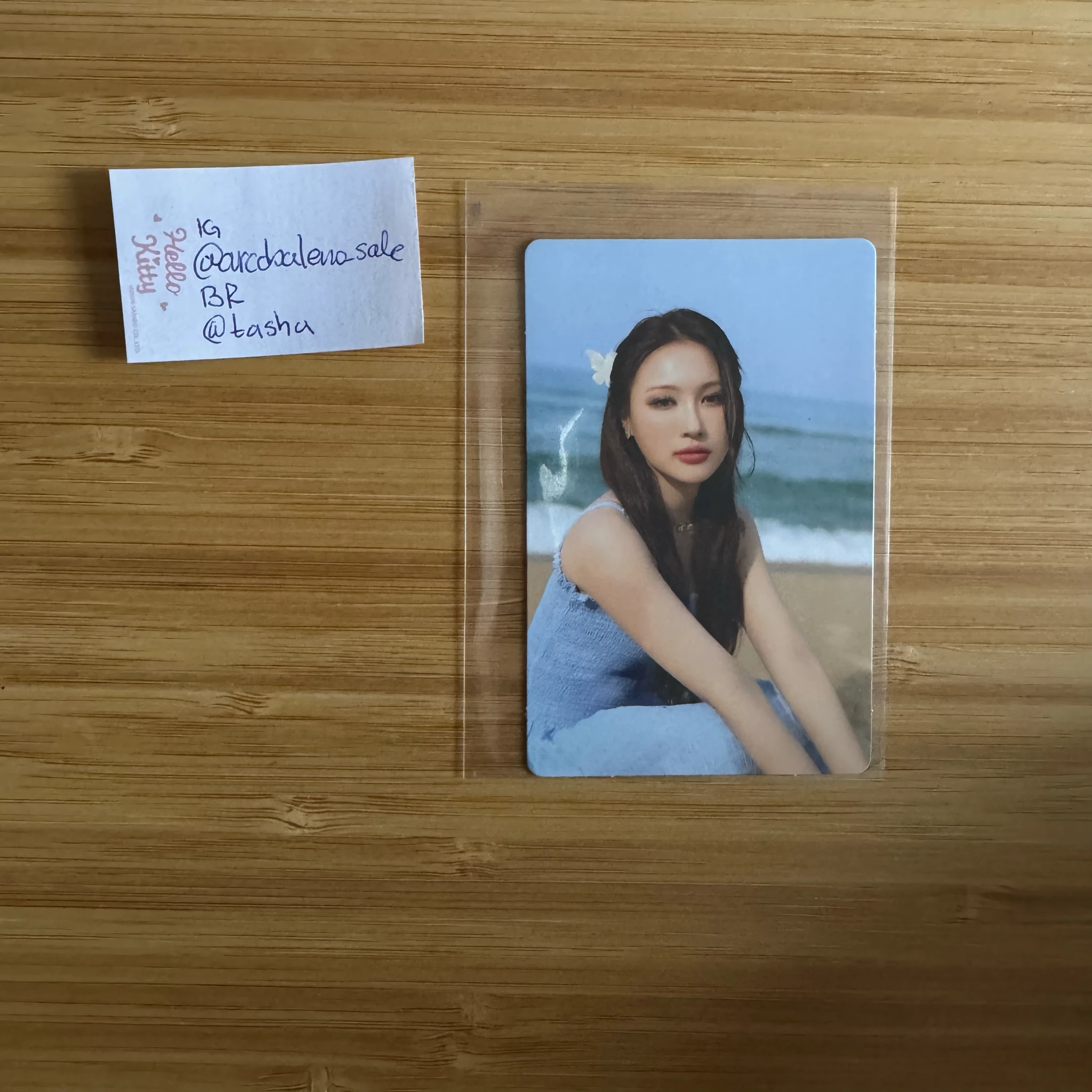 Dreamcatcher Siyeon Dreamcatcher - Siyeon - Summer Holiday Album album photocard blue back listing photo 1