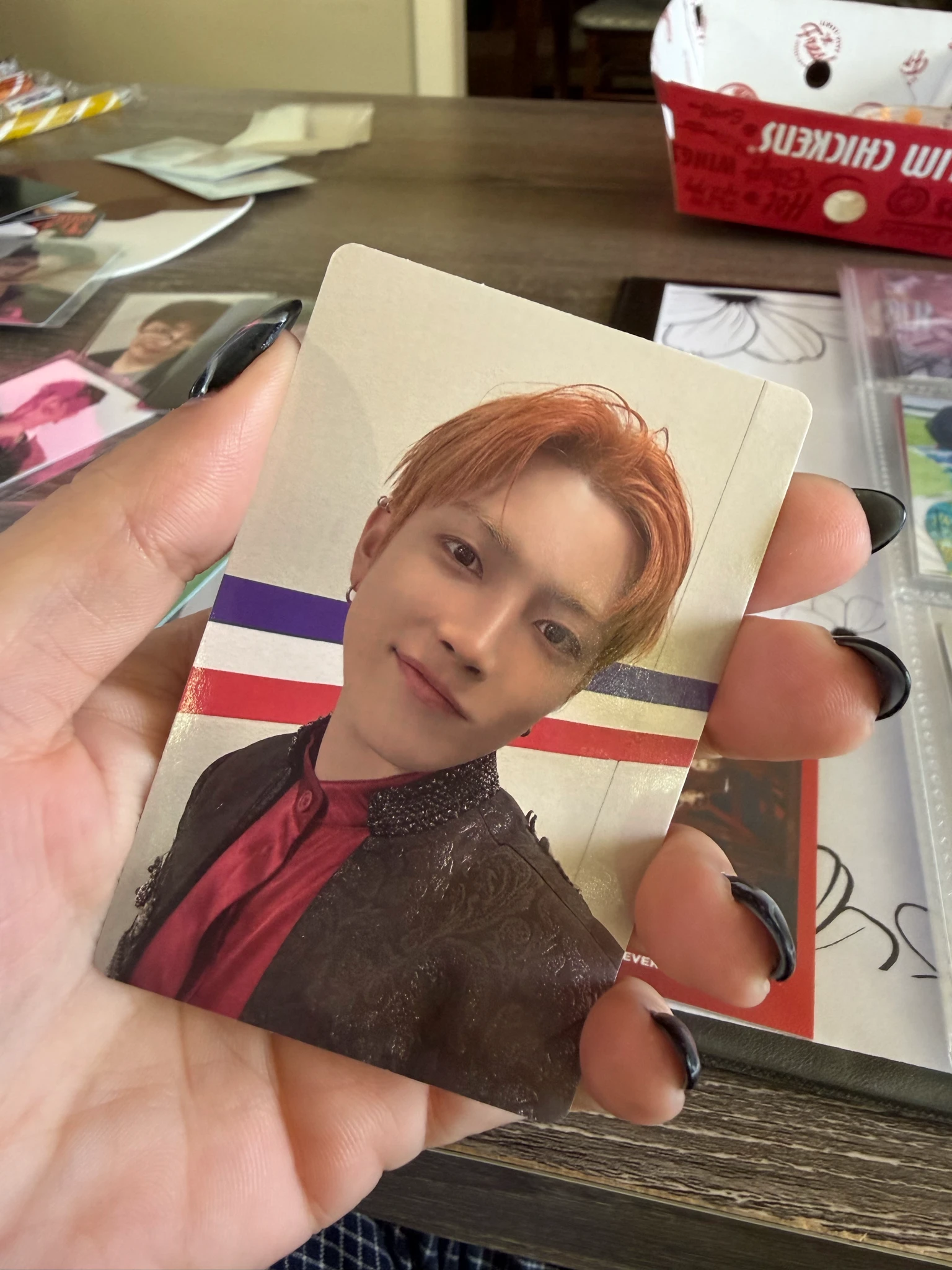 ATEEZ Hongjoong ATEEZ - Hongjoong - Golden Hour : Part.4 Album Z version album photocard listing photo 1
