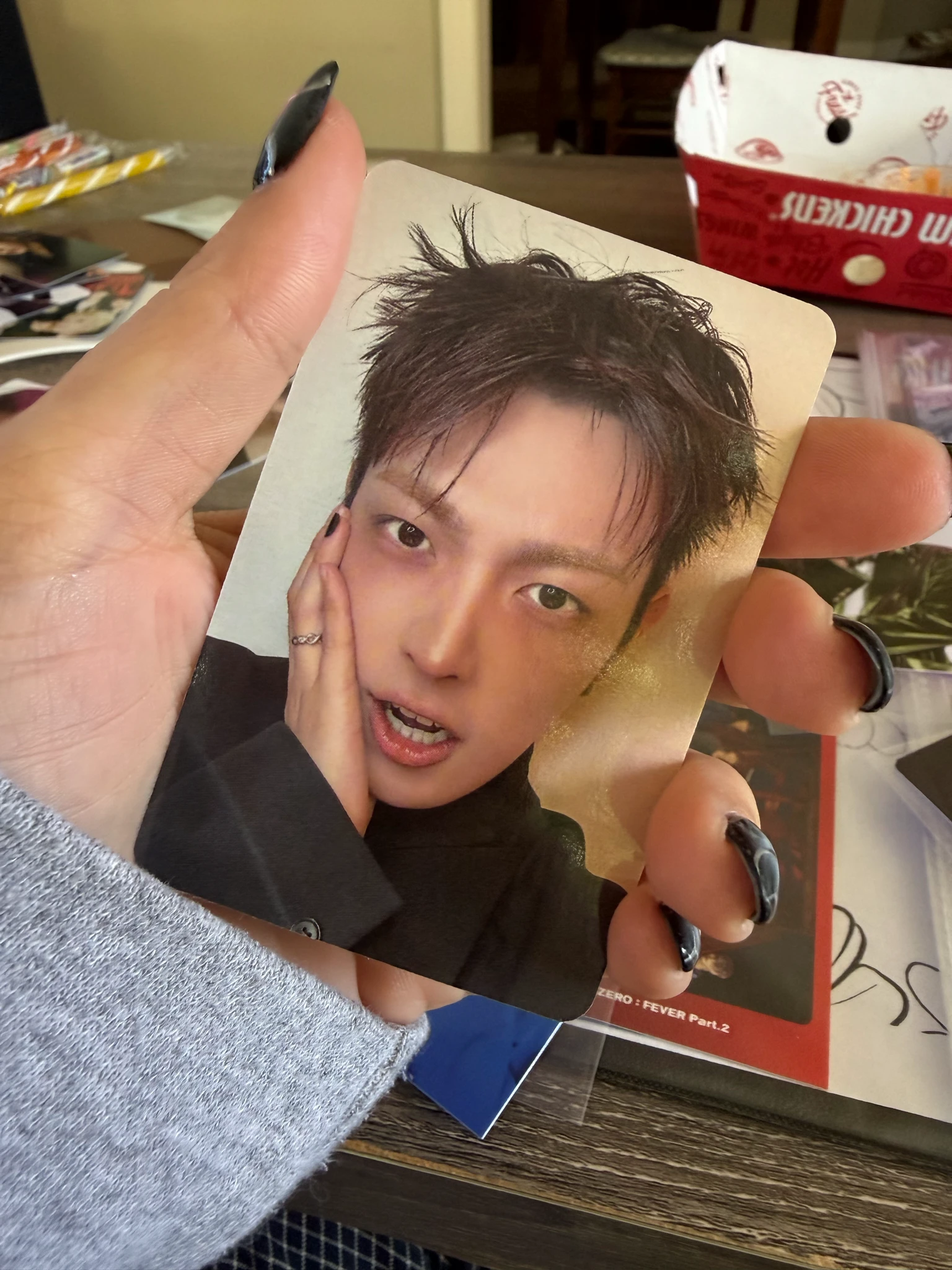ATEEZ Hongjoong ATEEZ - Hongjoong - GOLDEN HOUR : Part.5 Album photobook version apple music pob (pre-order benefit) listing photo 1