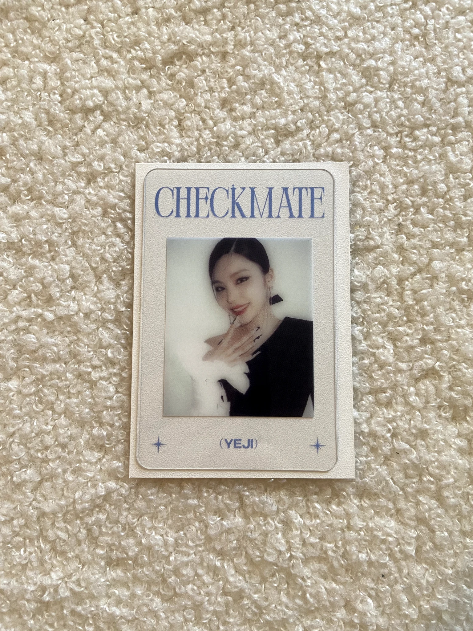 ITZY Yeji ITZY - Yeji - CHECKMATE Album album photocard limited ver. listing photo 1